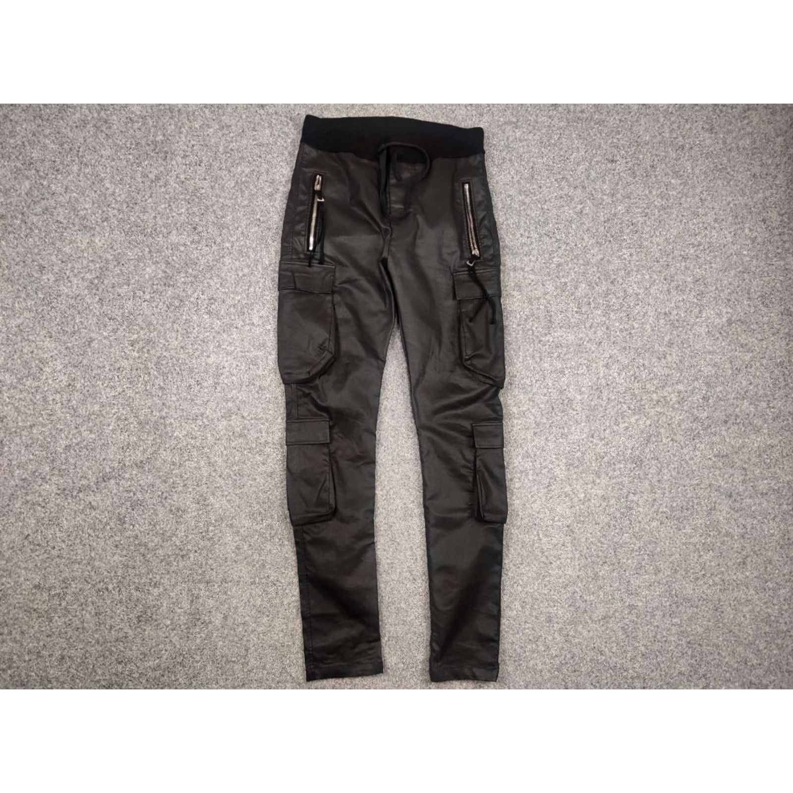 Vagabond Vagabond Black Slim Multipocket Cargo Pants Rick Owens style Size US 33 - 5 Thumbnail