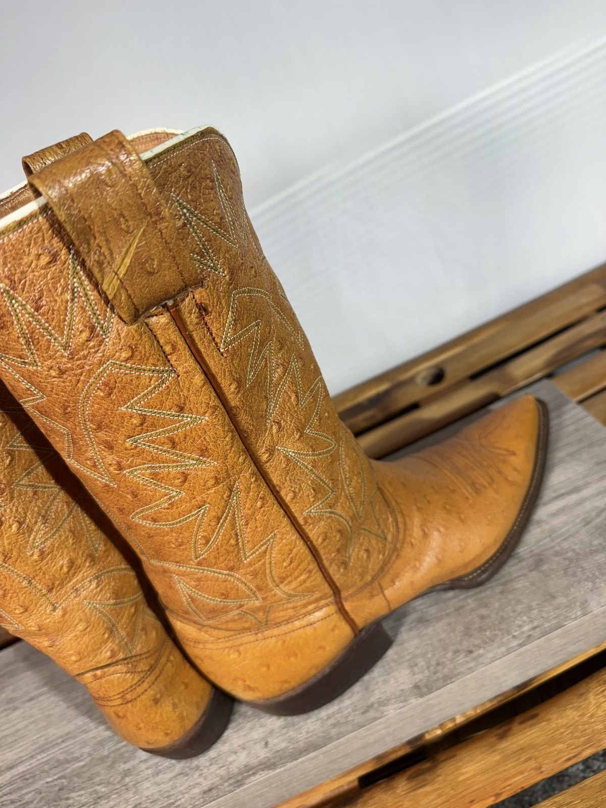 Nocona Boots Exotic Early 60s Nocona Men's Cowboy Boots Size 9B The Big O Size US 9 / EU 42 - 8 Thumbnail