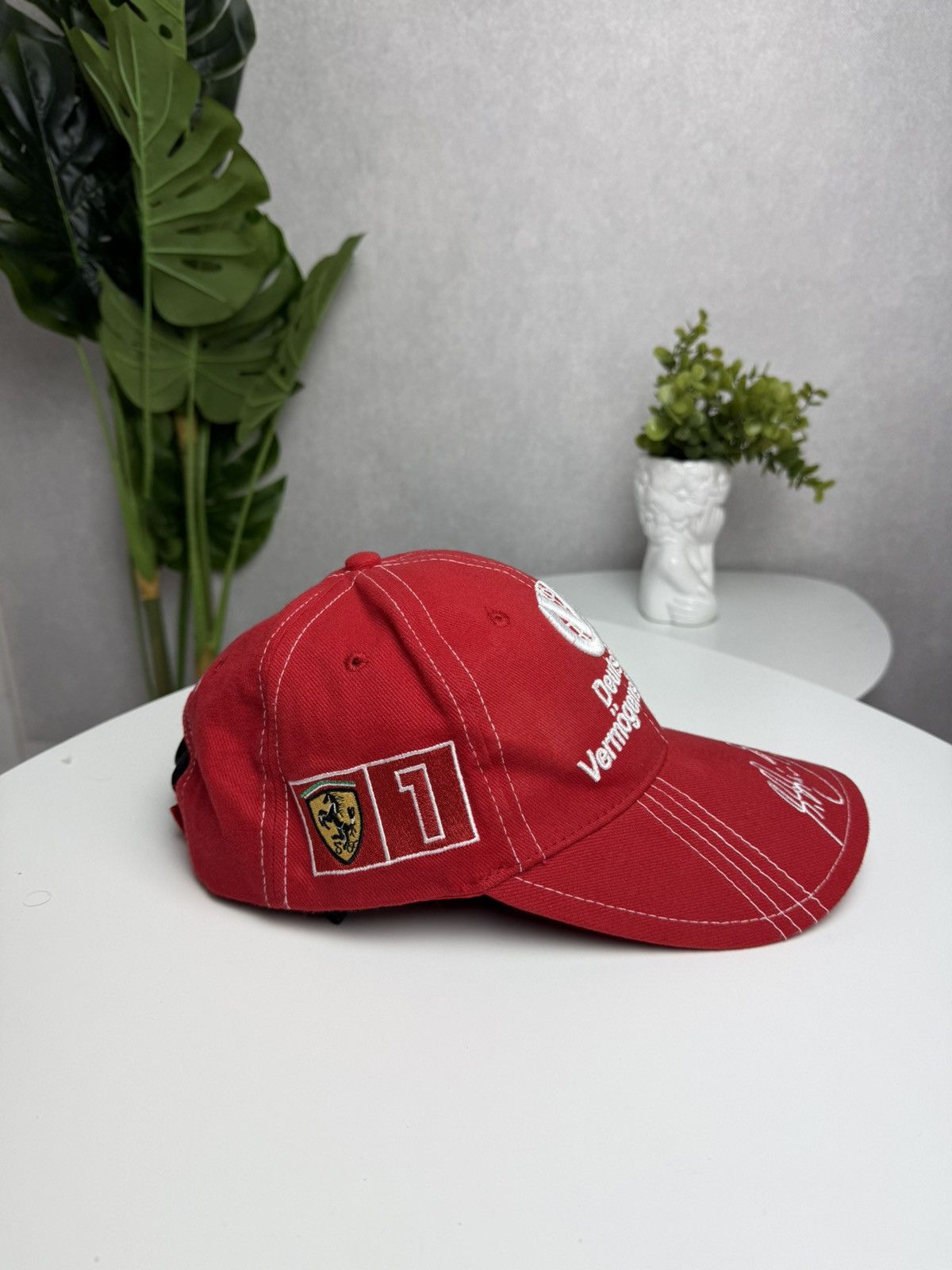 Ferrari F1 Michael Schumacher Ferrari Vintage 1996 Cap Rad Size ONE SIZE - 2 Thumbnail