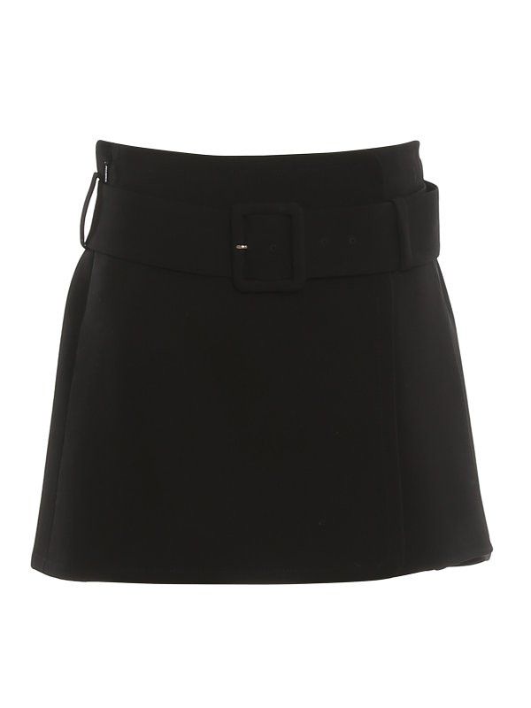 Versace o1y0226 Mini Skirt in Black Size 26" / US 2 / IT 38 - 1 Thumbnail