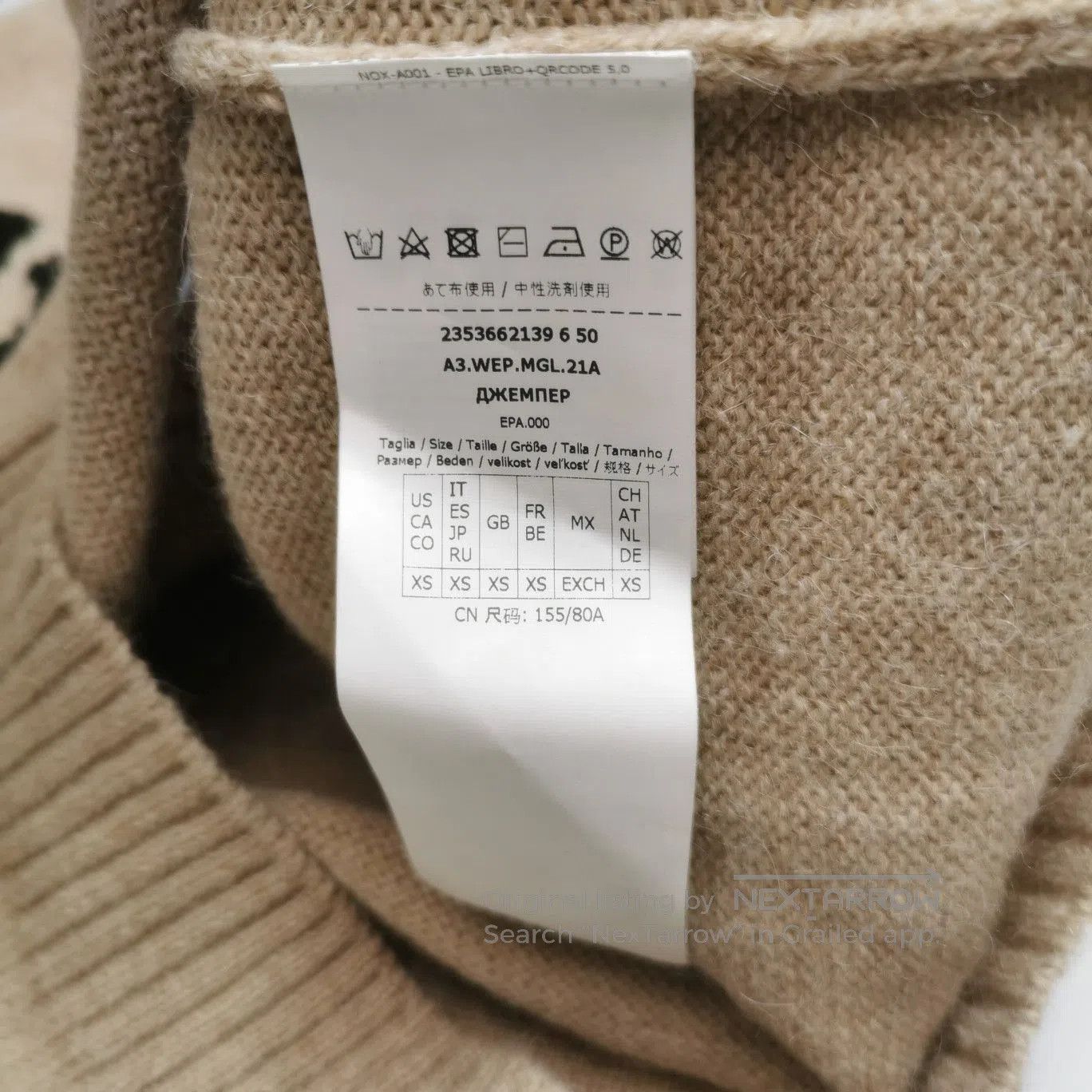 Weekend Max Mara Weekend MaxMara Alpaca Wool Blend Logo Sweater XS. Size XS / US 0-2 / IT 36-38 - 7 Thumbnail