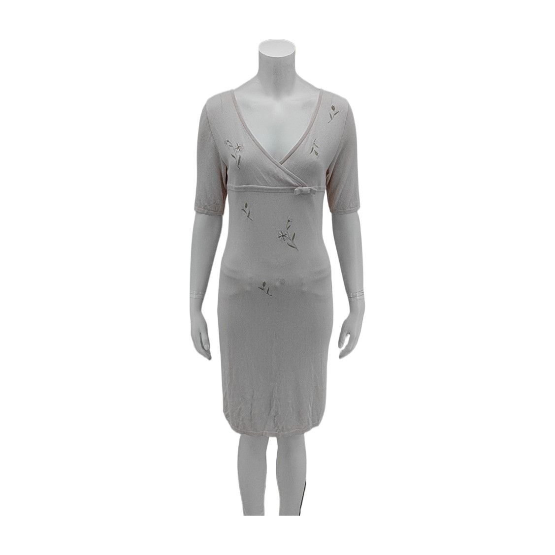 Balenciaga Balenciaga Floral Knit Midi Dress Size 38 Size S / US 4 / IT 40 - 1 Thumbnail
