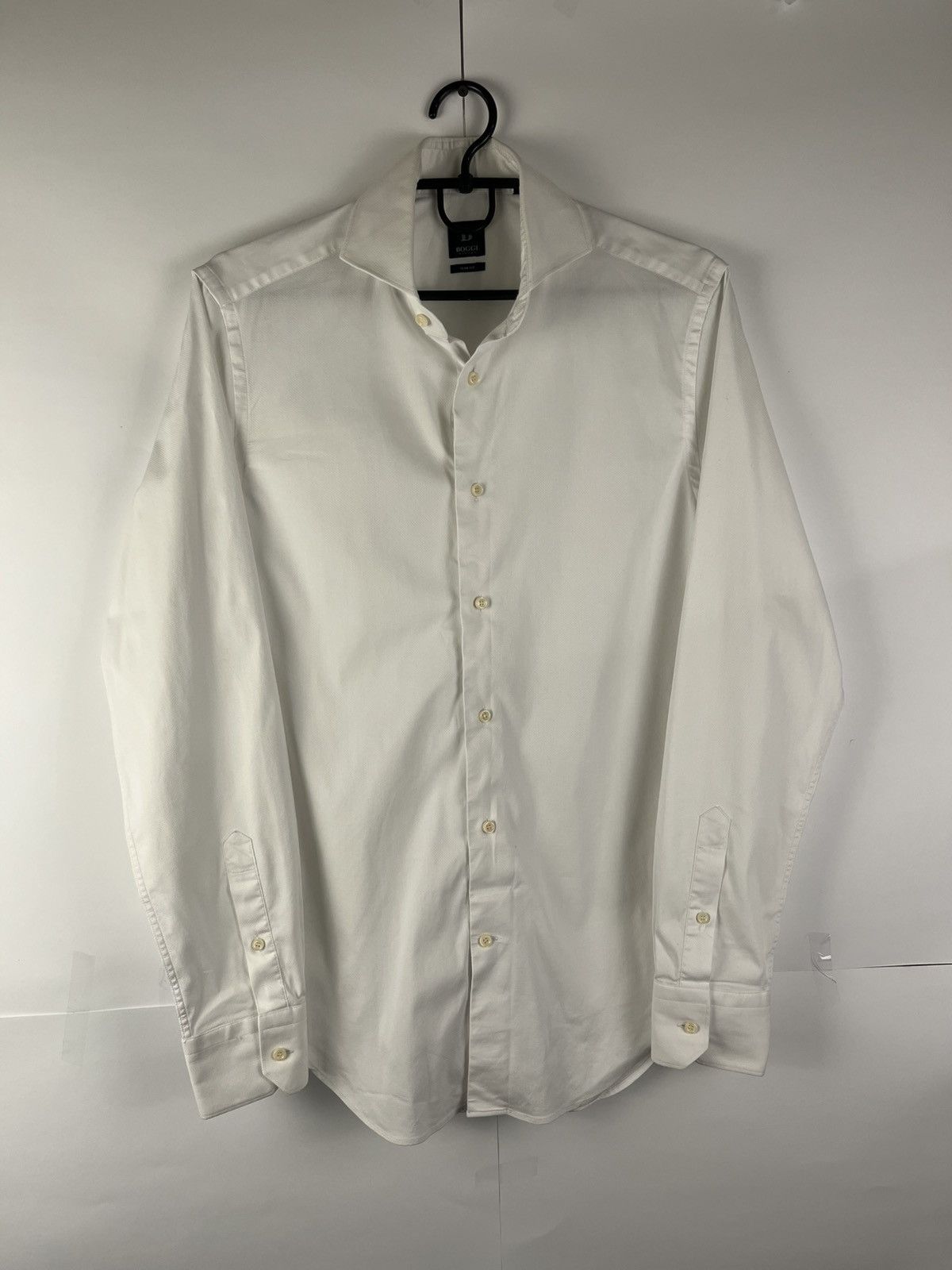 Boggi Boggi Milano Luxury Cotton Long Sleeve Shirt Button Up Size US S / EU 44-46 / 1 - 1 Thumbnail