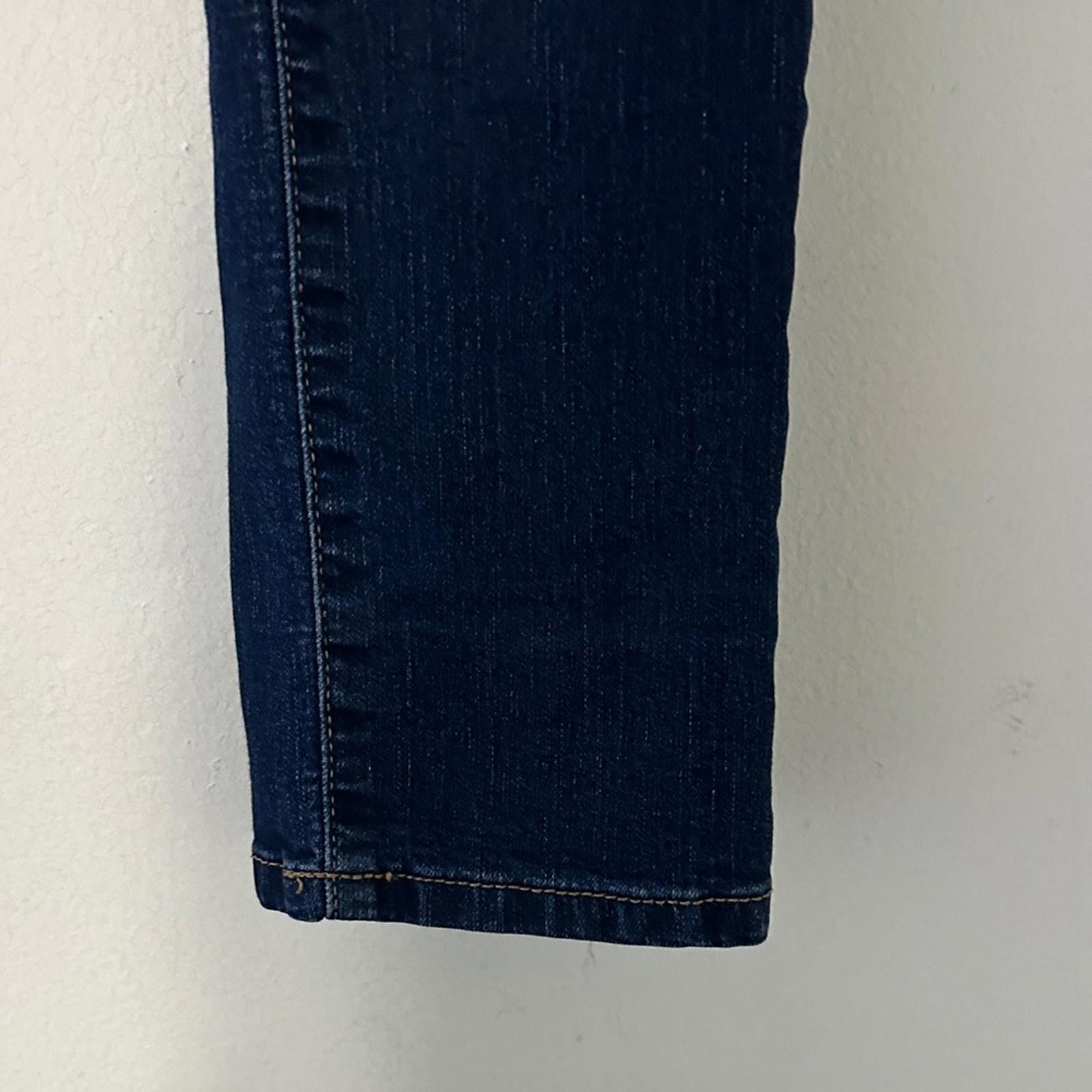 Designer New York & Company Navy Skinny Jeans Size 26" / US 2 / IT 38 - 4 Thumbnail
