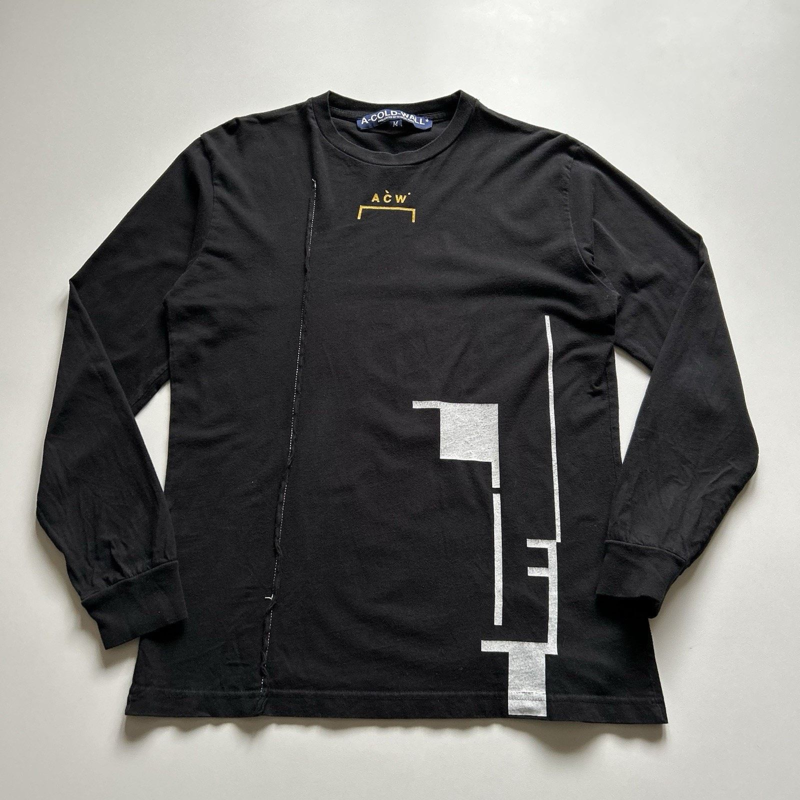 A-COLD-WALL* A-Cold-Wall ACW Bauhaus T Shirt Long Sleeve Medium 