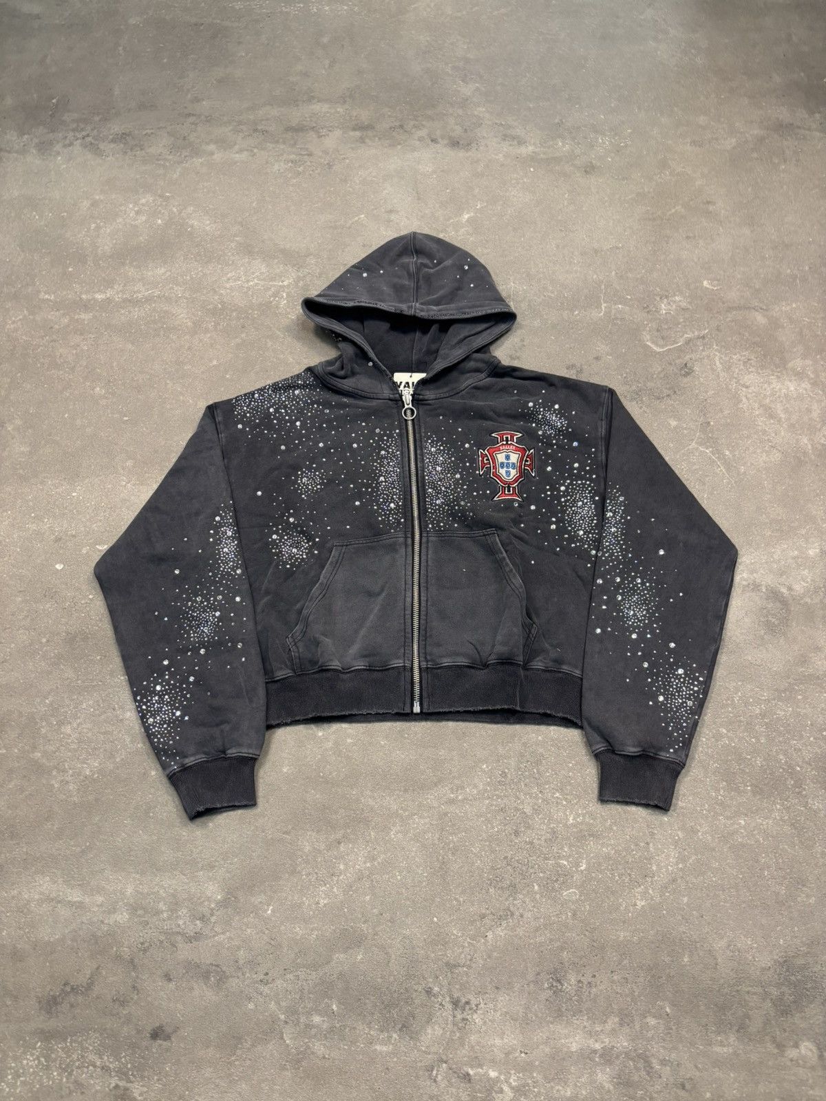 Streetwear × Vale × Vintage Vale Devils Advocate zip up hoodie L