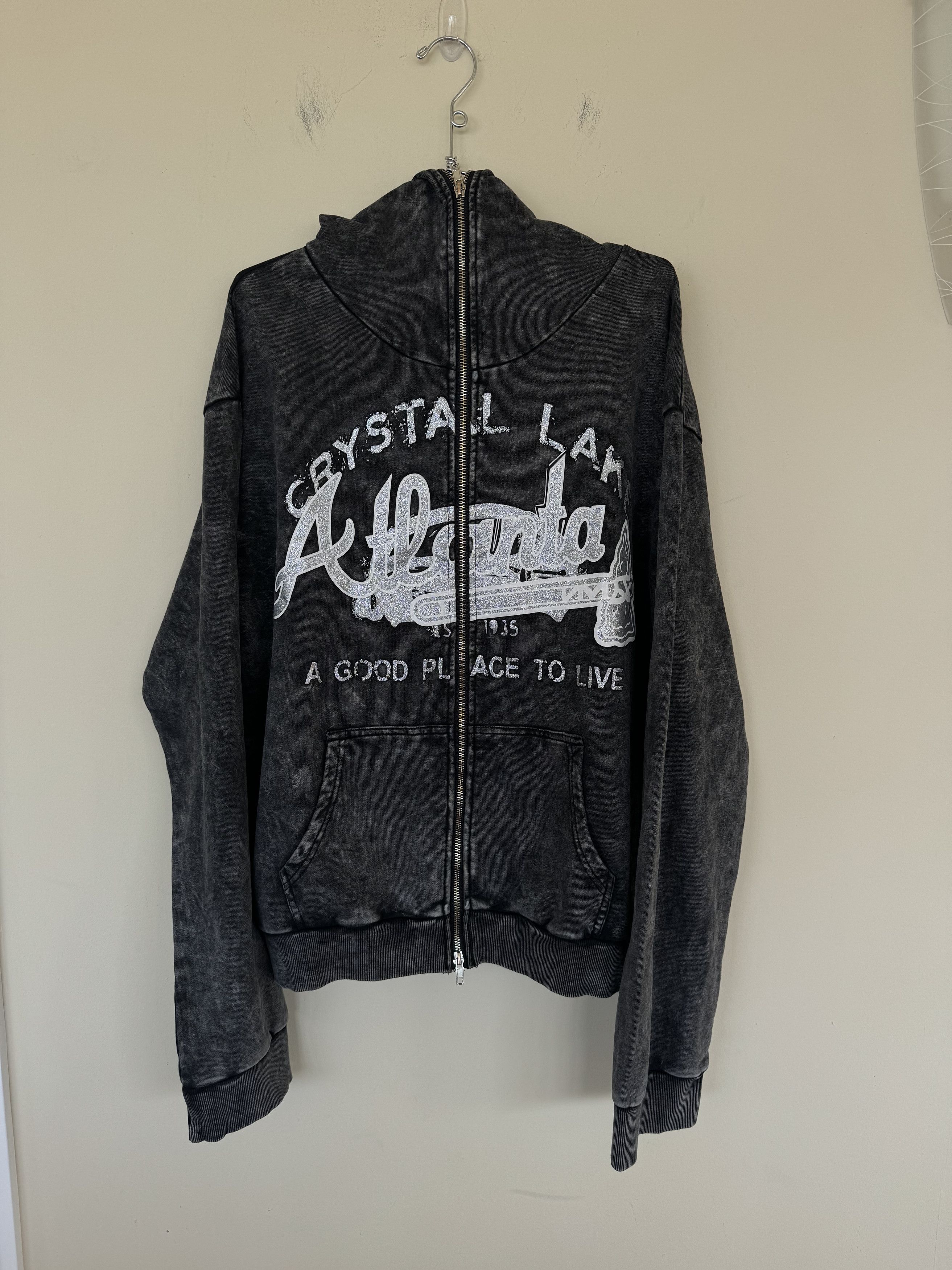 Vintage Crystal Lakes Full Zip Hoodie Size US M / EU 48-50 / 2 - 1 Thumbnail