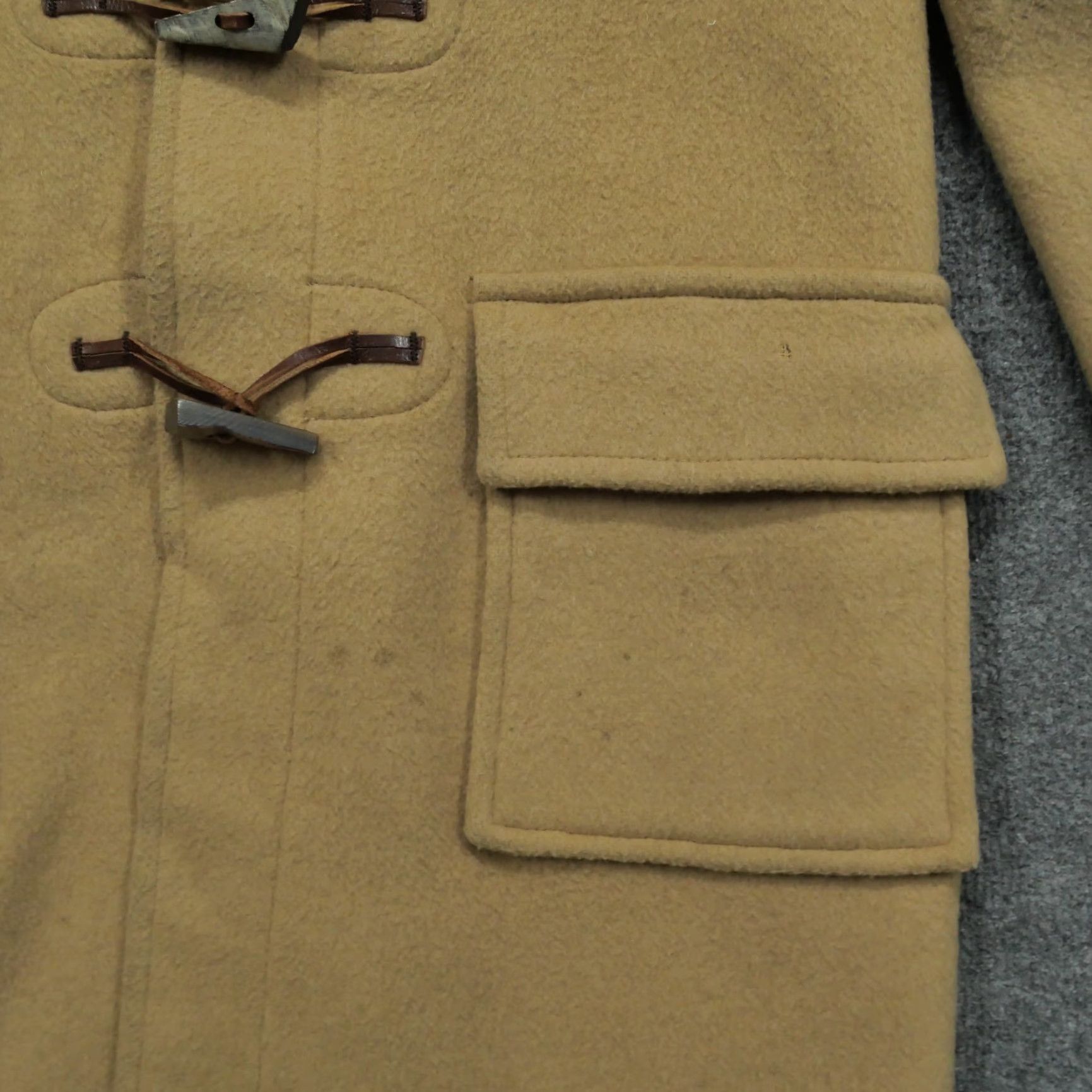 Eddie Bauer VINTAGE Eddie Bauer Womens Coat Long Wool Toggle Trench 12 Green 12 Size 34" / US 12 / IT 48 - 5 Thumbnail