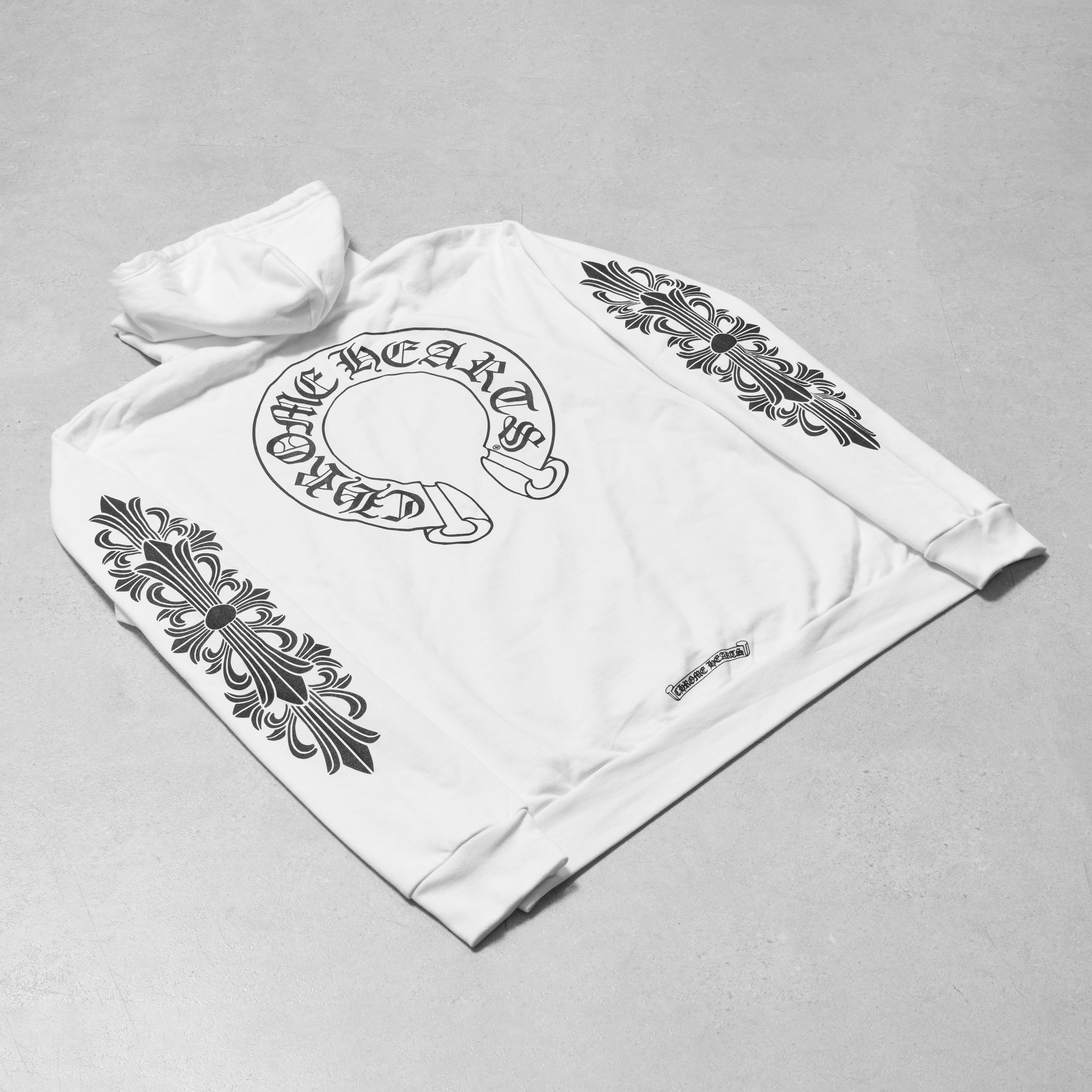 Chrome Hearts CHROME HEARTS HorseShoe Floral Hoodie Size US L / EU 52-54 / 3 - 2 Thumbnail
