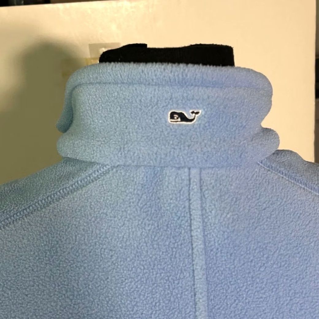 Vineyard Vines Vineyard Vines Vest Fleece Zip-Up Light Blue Womens Med Size M / US 6-8 / IT 42-44 - 3 Thumbnail