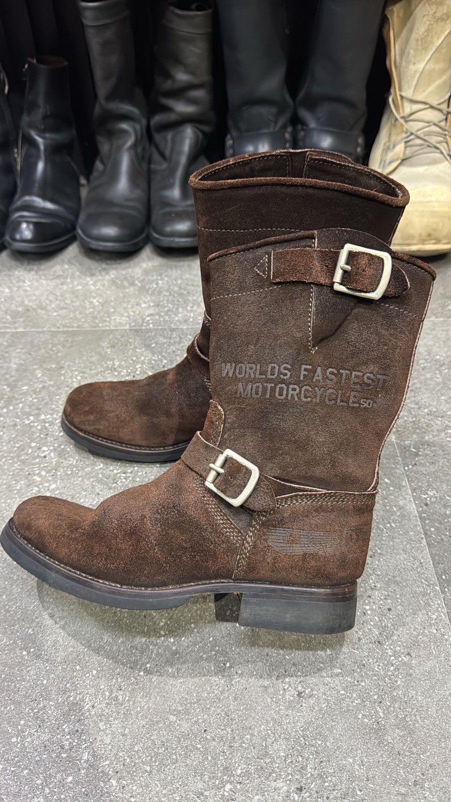 Paul Smith Triumph by Paul Smith Leather Engineer Boots Size US 7 / IT 37 - 2 Thumbnail