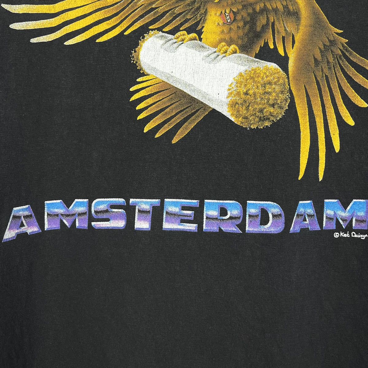 Other Vintage Catch a smoke in Amsterdam 4:20 weed tee 90’s Size US L / EU 52-54 / 3 - 18 Thumbnail