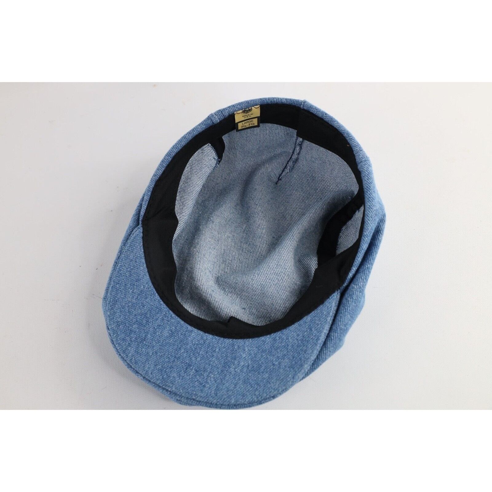 Vintage Deadstock Vintage 70s Streetwear Denim Jean Newsboy Cap Size ONE SIZE - 5 Thumbnail