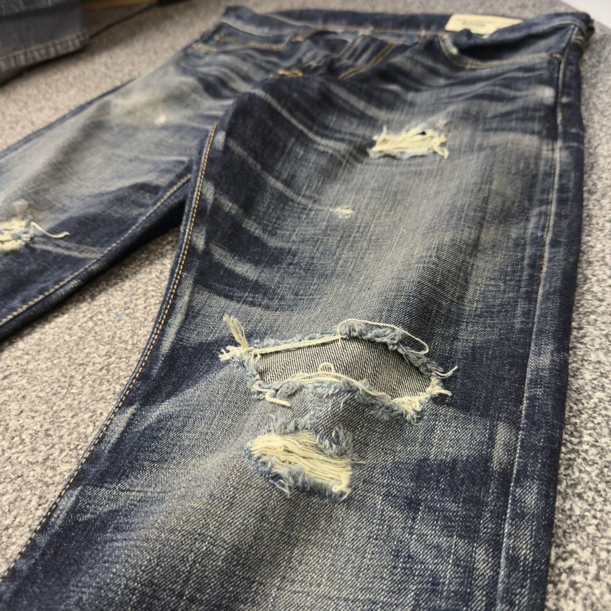 Japanese Brand 🔥🇯🇵 Back Number Limited Edition Denim Size US 33 - 8 Thumbnail