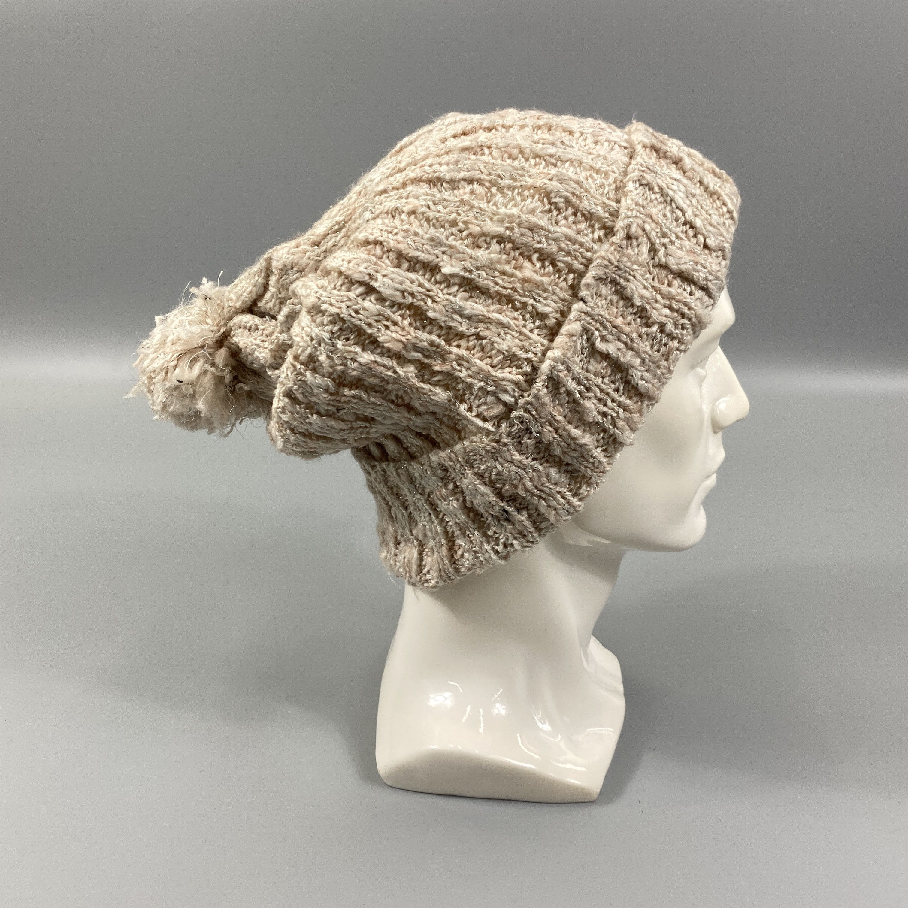 Japanese Brand Knit Lined Snow Cap Beanie Hat -BN1108 Size ONE SIZE - 4 Thumbnail