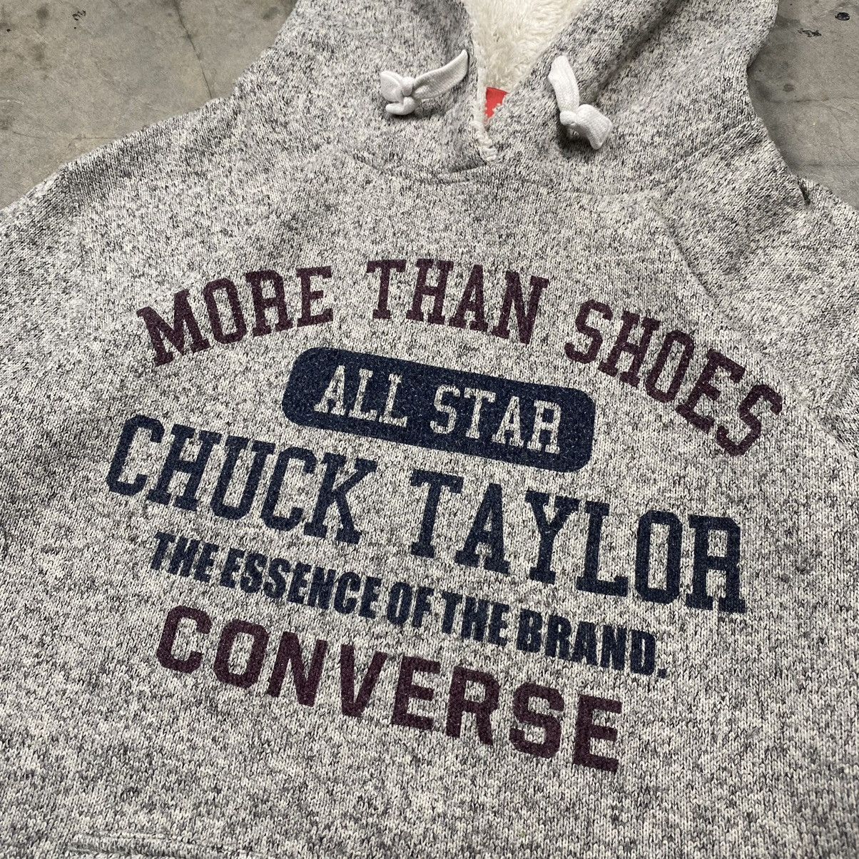 Converse × If Six Was Nine × Vintage y2k Converse Wool Fleece Fur Hoodie Size US M / EU 48-50 / 2 - 2 Thumbnail