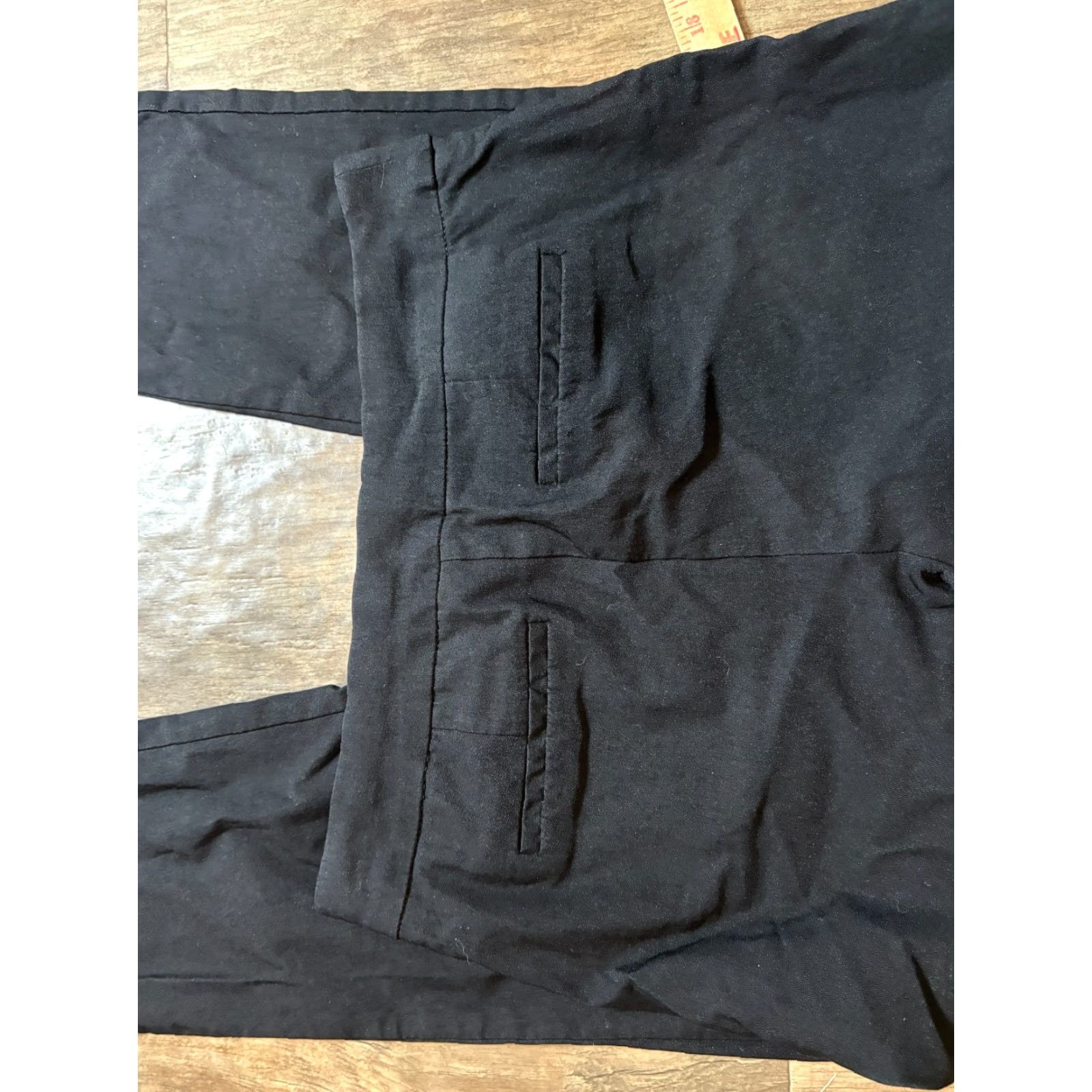 Vintage Chico's Pants Womens Chico Size .5 US Size 6 Black Stretch Waist Rayon Blend Pants Straight Ankle Women's Regular" Size 28" / US 6 / IT 42 - 5 Thumbnail
