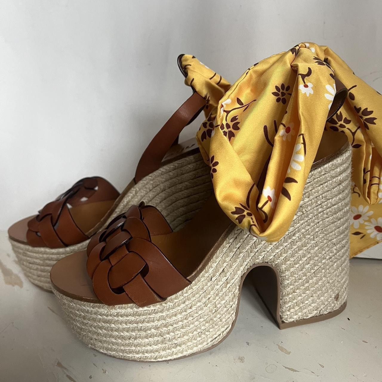 Miu Miu Miu Miu leather platform sandals Size US 6.5 / IT 36.5 - 3 Thumbnail