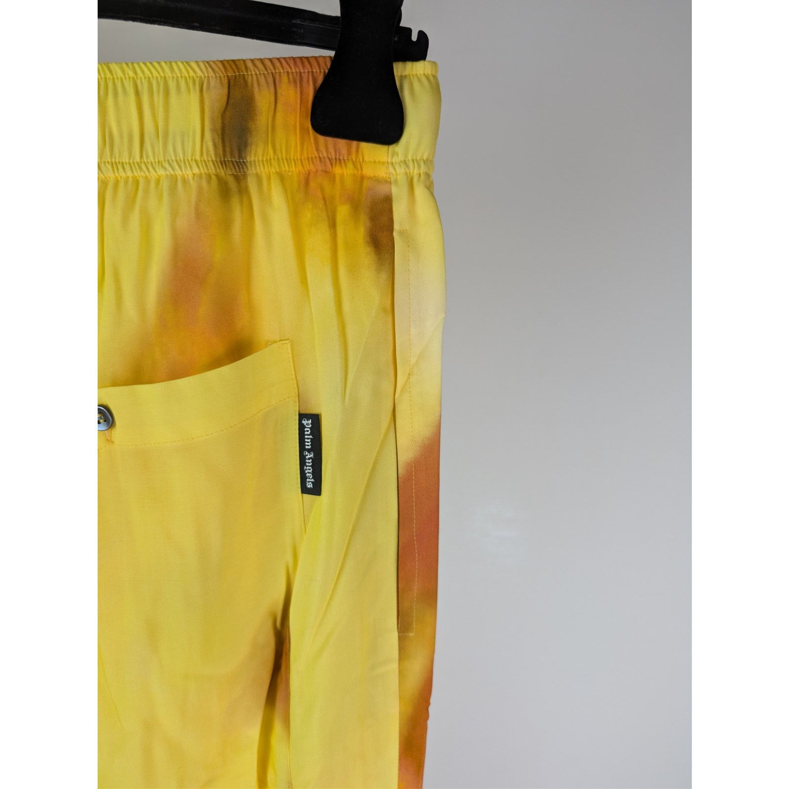 Palm Angels o1rshd1 Palms on Fire🔥 Cozy Pants in Yellow / Red Size US 36 / EU 52 - 14 Thumbnail