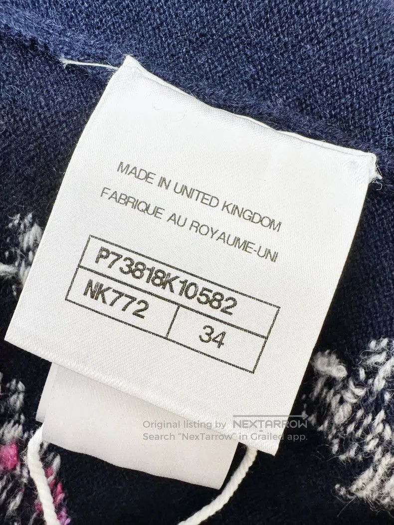 Chanel Chanel 22K autumn and winter pink small flower blue cashme Size XXS / US 00 / IT 34 - 7 Thumbnail