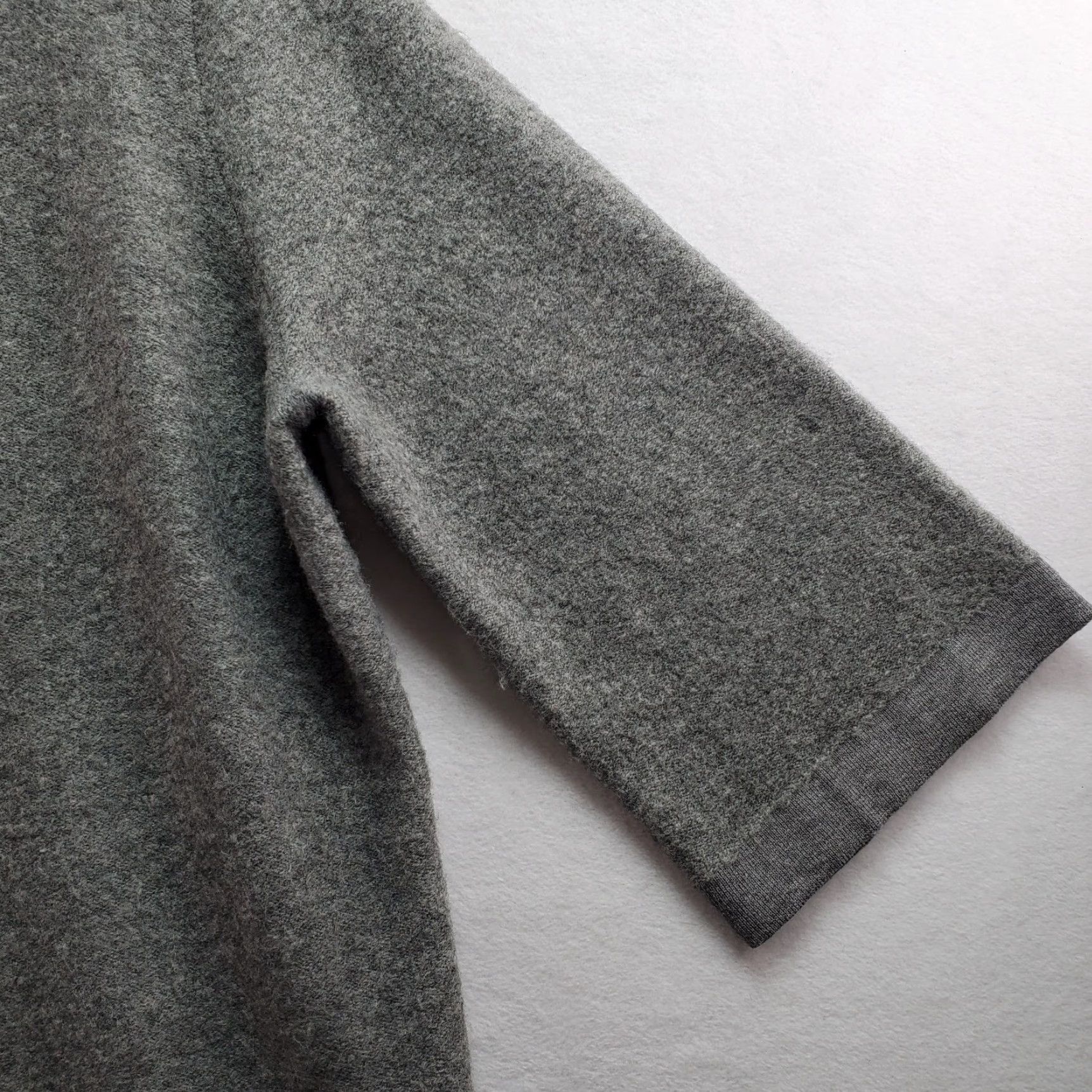 Vintage Chico's Cardigan Sweater Womens Medium Gray Acrylic Stretch Knit Hardware-Detail Size M / US 6-8 / IT 42-44 - 6 Thumbnail