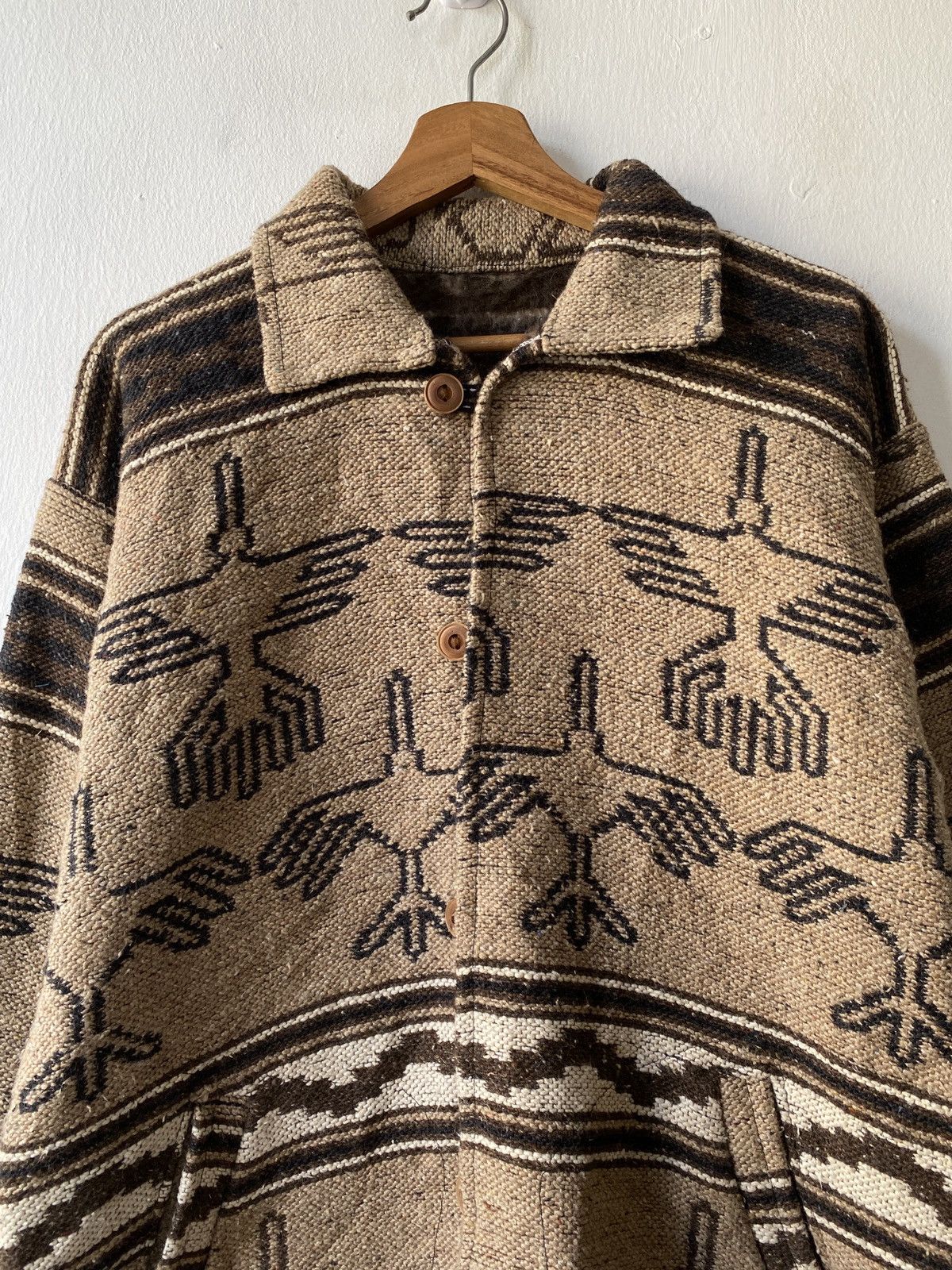 Vintage Heavy Knit Lining Wool Jacket