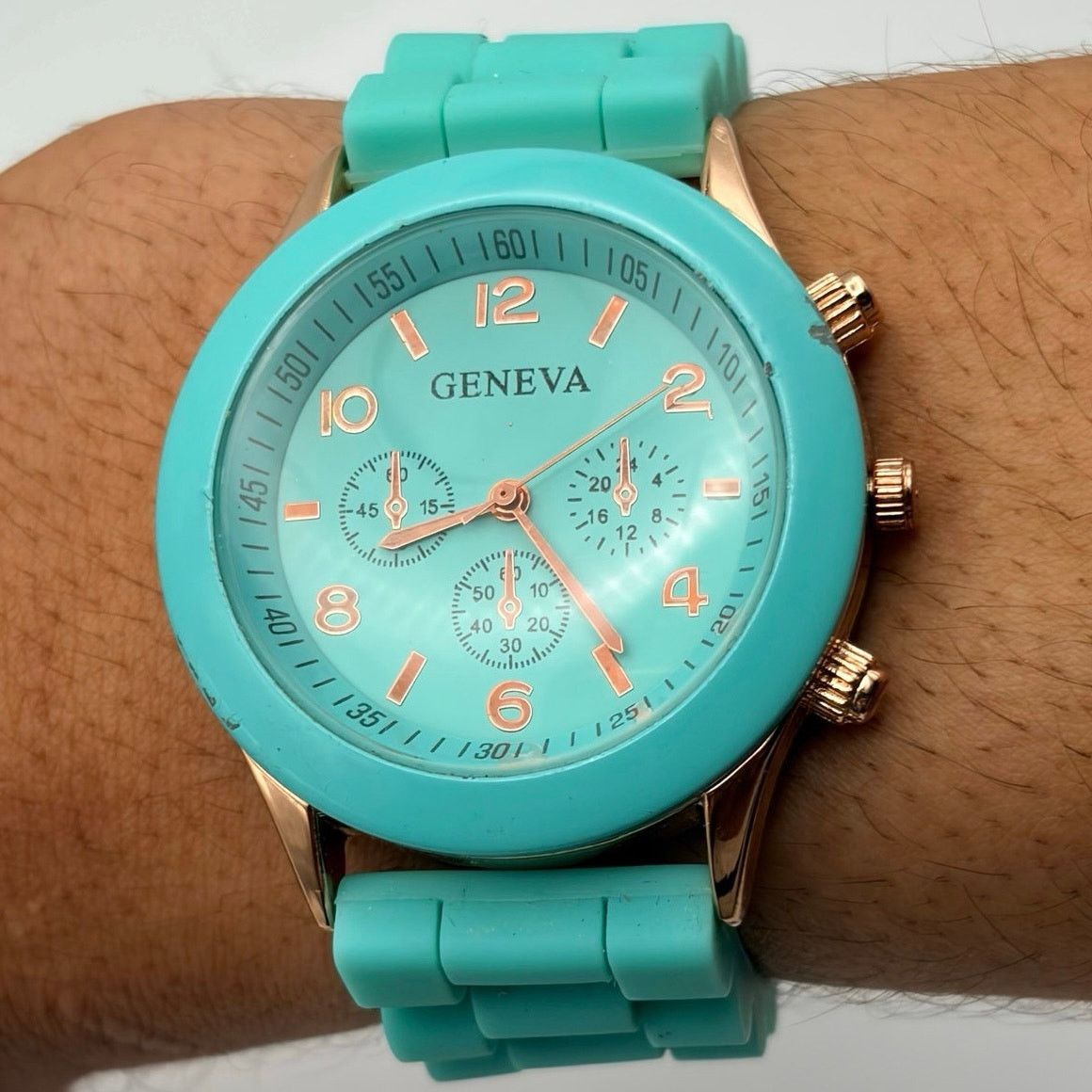 Geneva Turquoise Geneva Men’s Watch Size ONE SIZE - 2 Thumbnail