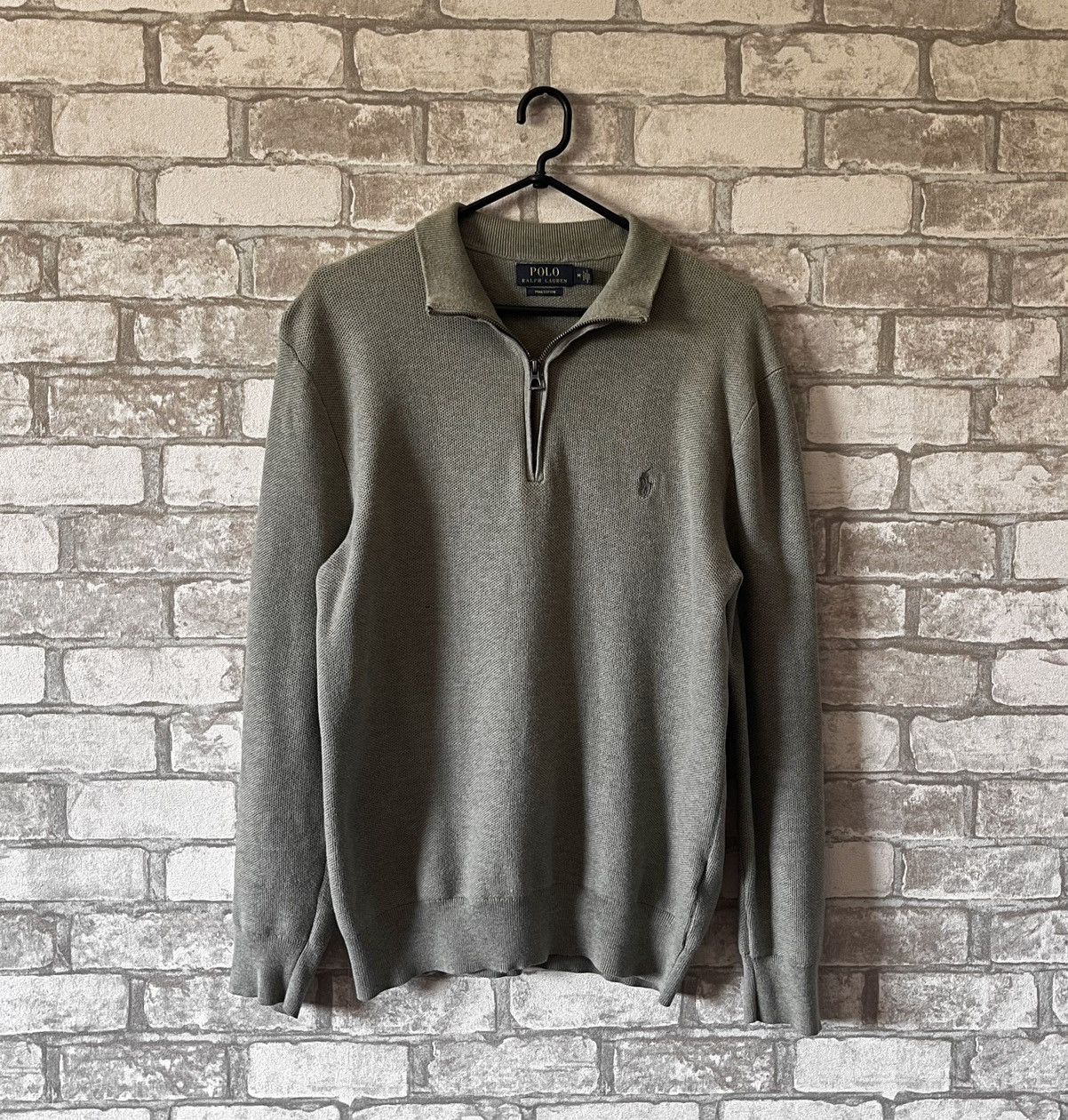 Polo Ralph Lauren × RRL Ralph Lauren × Ralph Lauren Vintage Ralph Lauren Zip Up Sweater Size US M / EU 48-50 / 2 - 2 Thumbnail