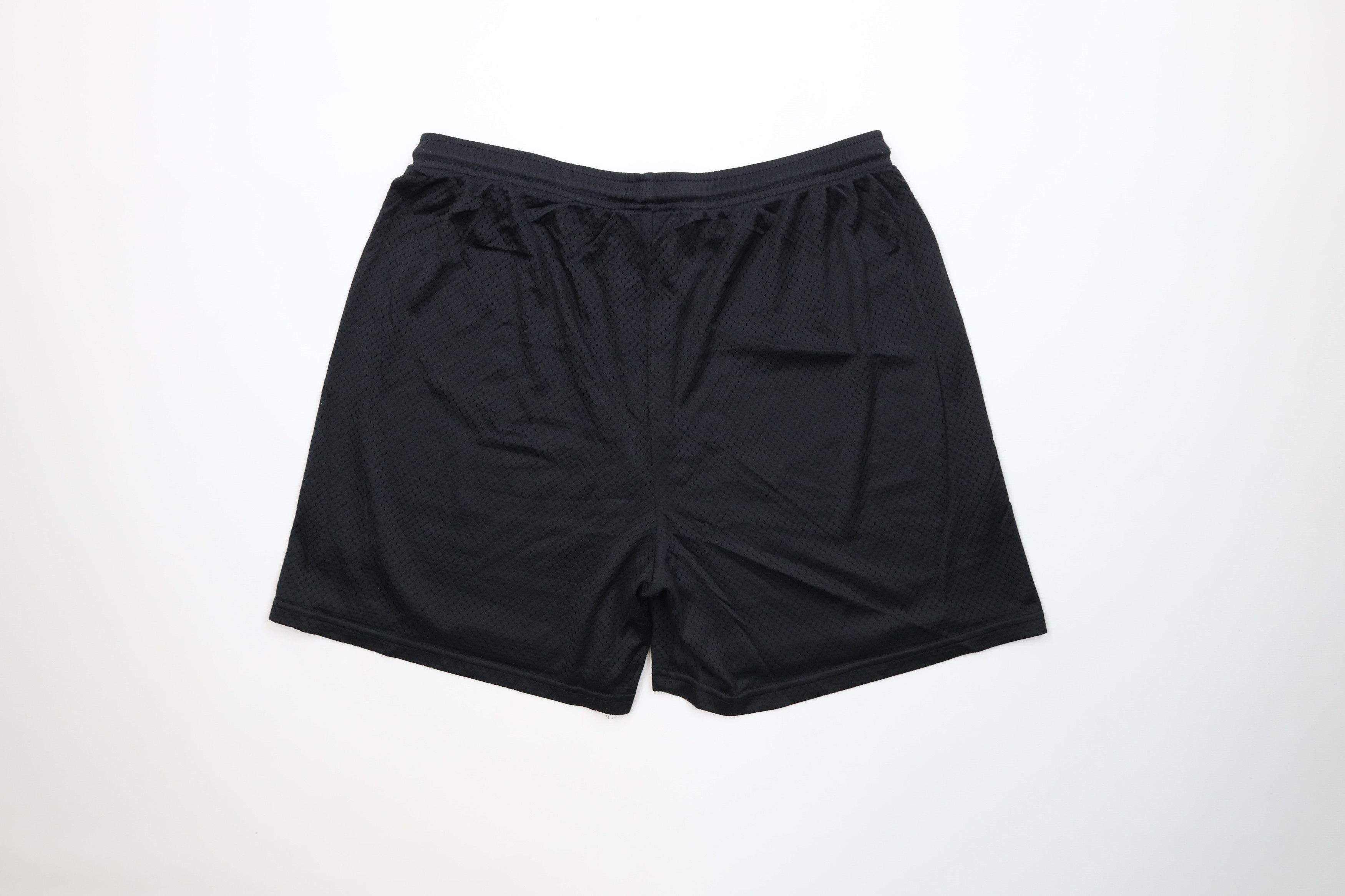 Reebok Vintage 90s Reebok Above Knee Mesh Shorts Black Polyester Size US 34 / EU 50 - 7 Thumbnail