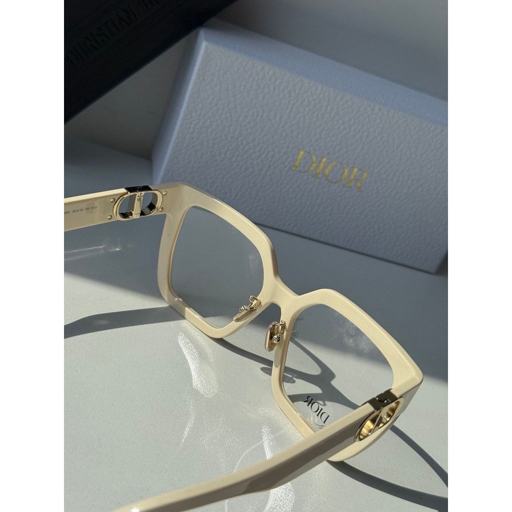 Dior NEW Dior 30MontaigneO S1F Eyeglasses Frames in Ivory White Size ONE SIZE - 6 Thumbnail