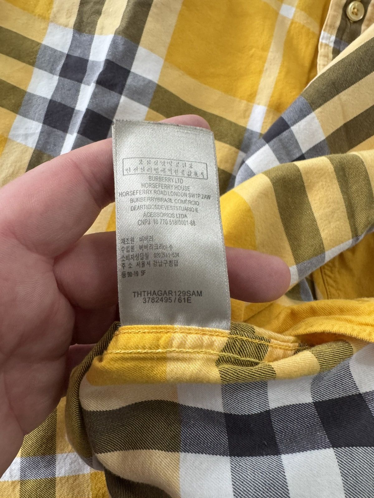Burberry 🔥Burberry Nova Check Polo Shirt/Burberry Nova Check Shirt Size US L / EU 52-54 / 3 - 11 Thumbnail
