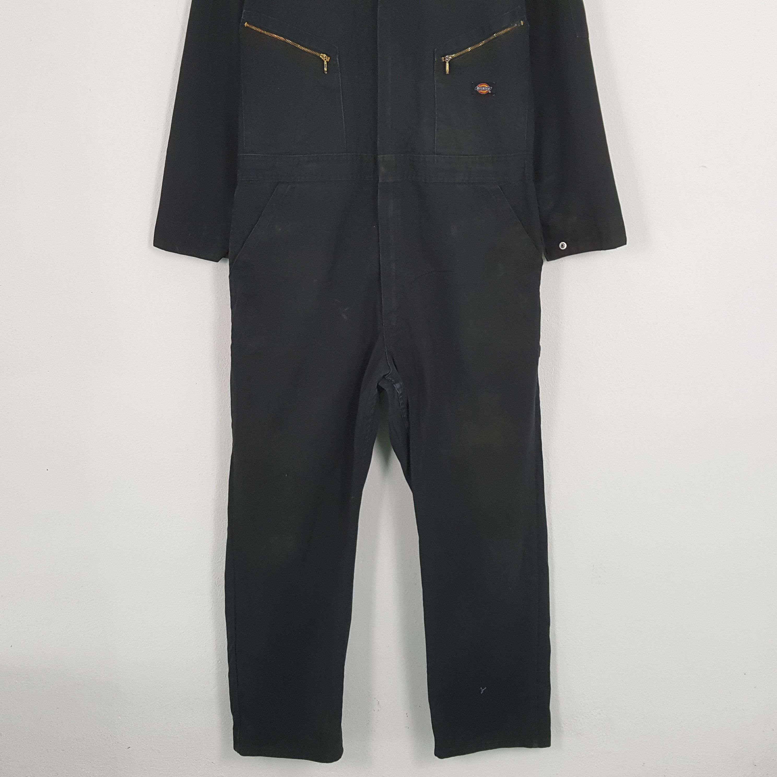 Dickies × Vintage DICKIES X Custom Art SKULL Design Coverall Jacket Size US L / EU 52-54 / 3 - 6 Thumbnail