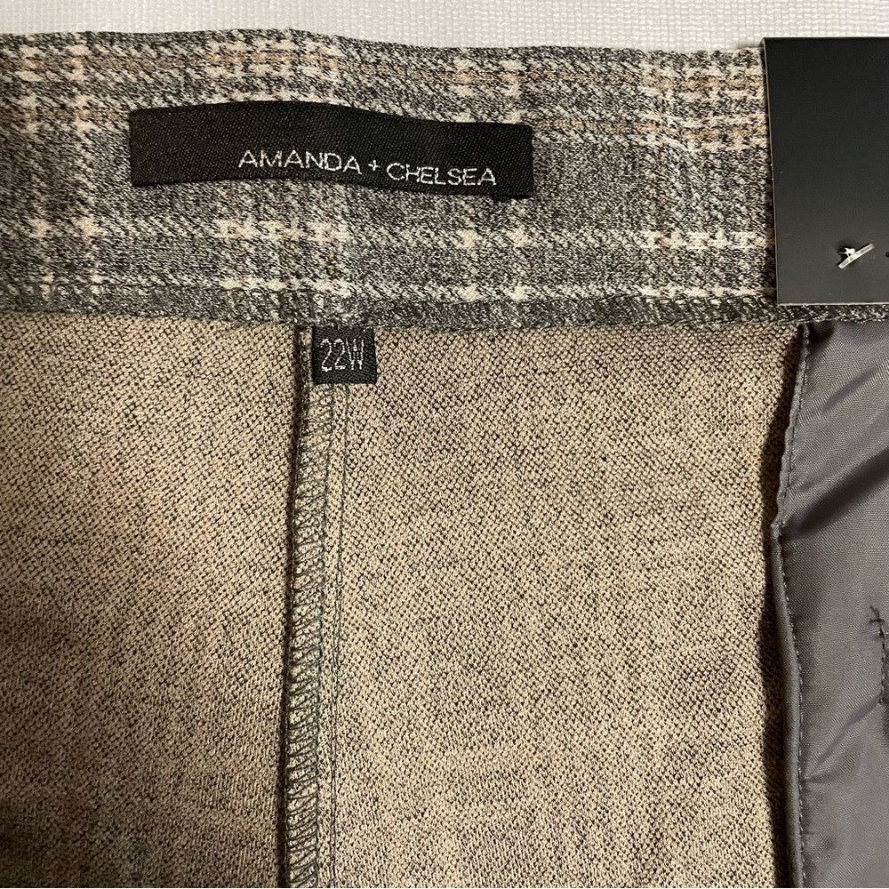 Other NWT New Amanda & Chelsea Amanda Plaid Pants Size 22W Size 42" / US 20 - 6 Thumbnail