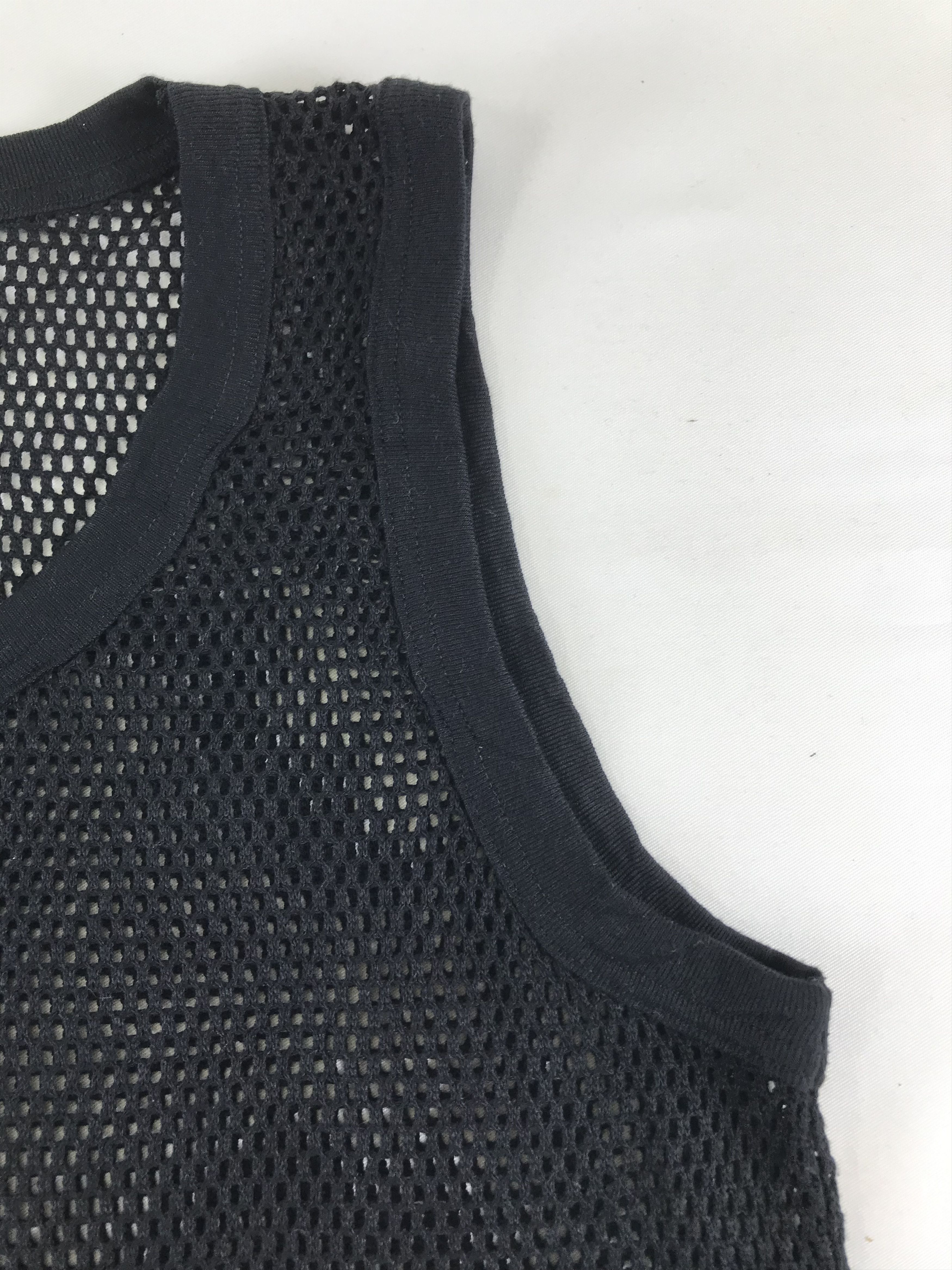 Japanese Brand Vintage Mesh Barcedos Black Tank Top Size US L / EU 52-54 / 3 - 5 Thumbnail