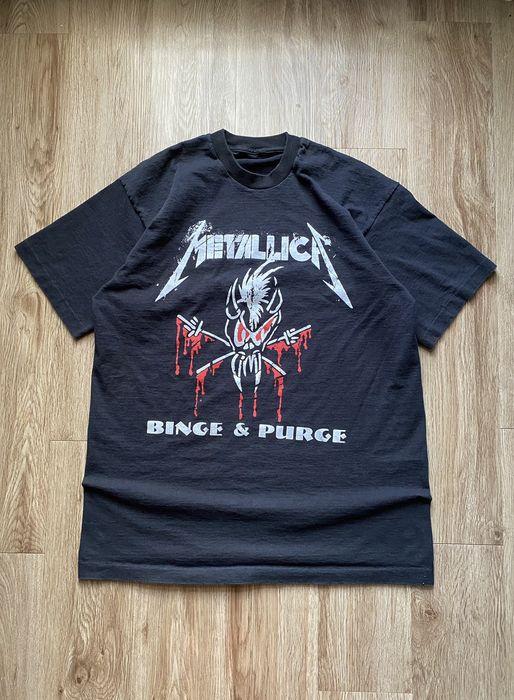 Vintage VINTAGE 1994 METALLICA BINGE & PURGE TEE | Grailed