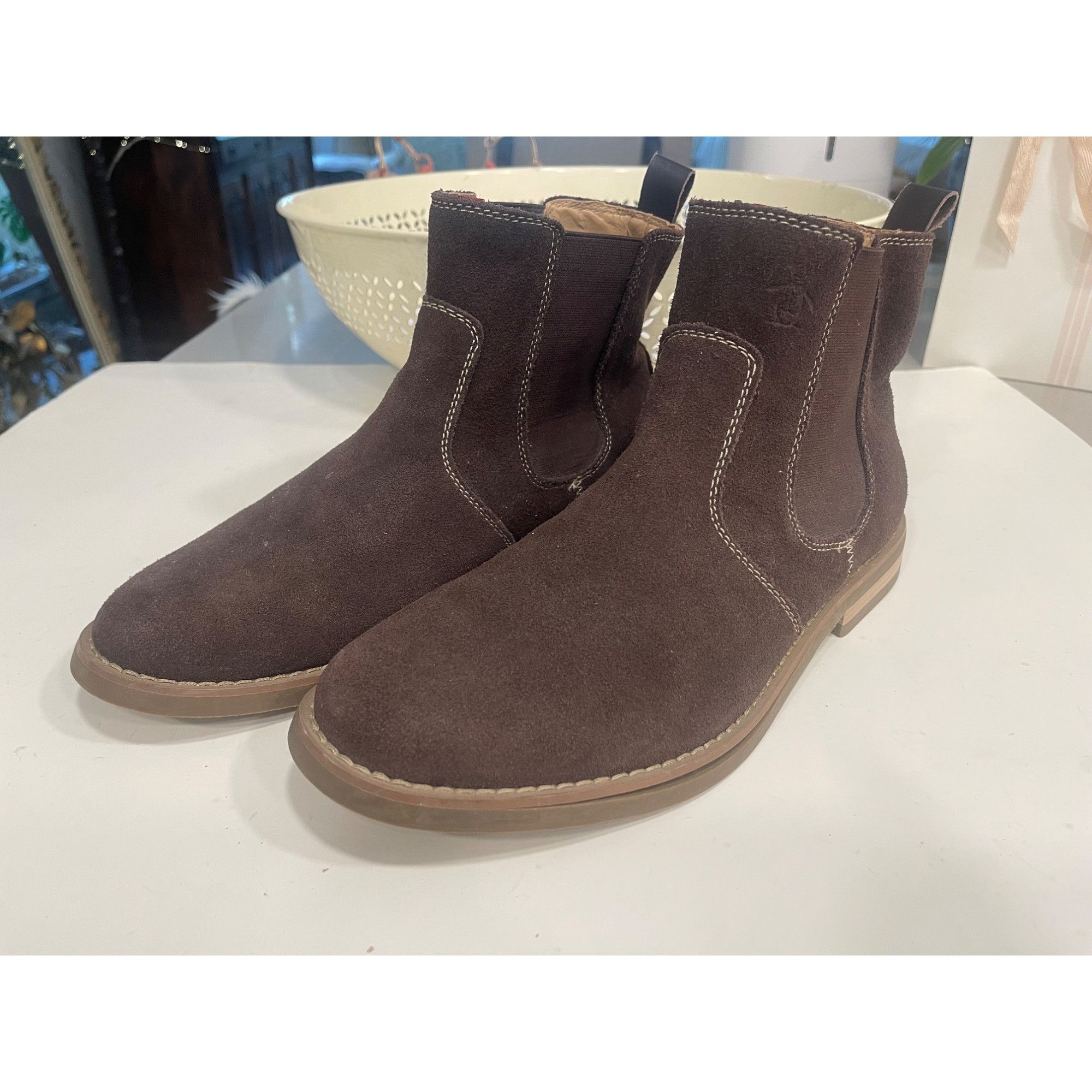 Original Penguin Penguin Suede Charlie Chaka Boots sz 11 Dark Brown Size US 11 / EU 44 - 6 Thumbnail