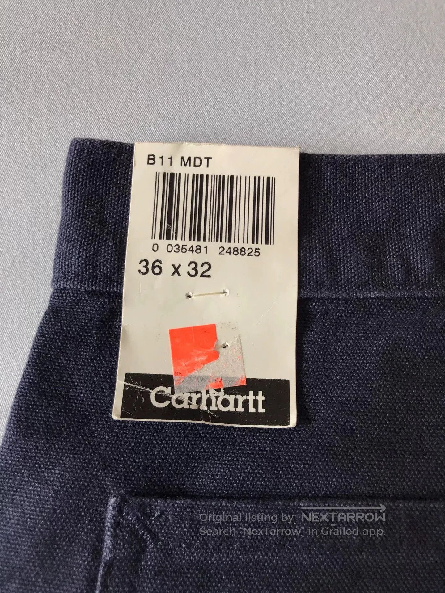 Carhartt Carhartt B11 MDT Washed Canvas Work Pants. Size US 36 / EU 52 - 8 Thumbnail