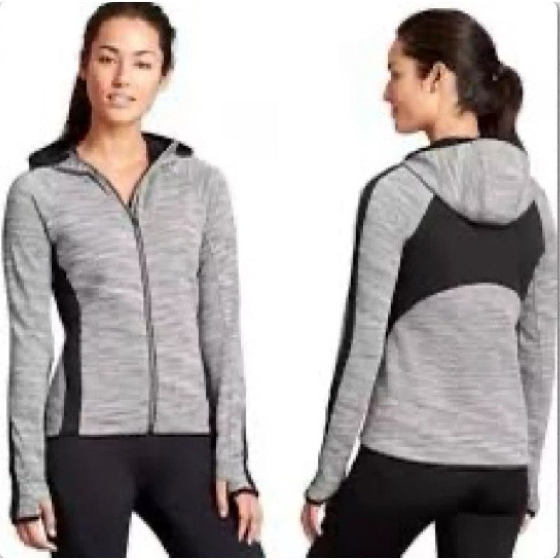 Athleta Athleta Snowscape Hooded Jacket XS Space Dye Size XS / US 0-2 / IT 36-38 - 3 Thumbnail