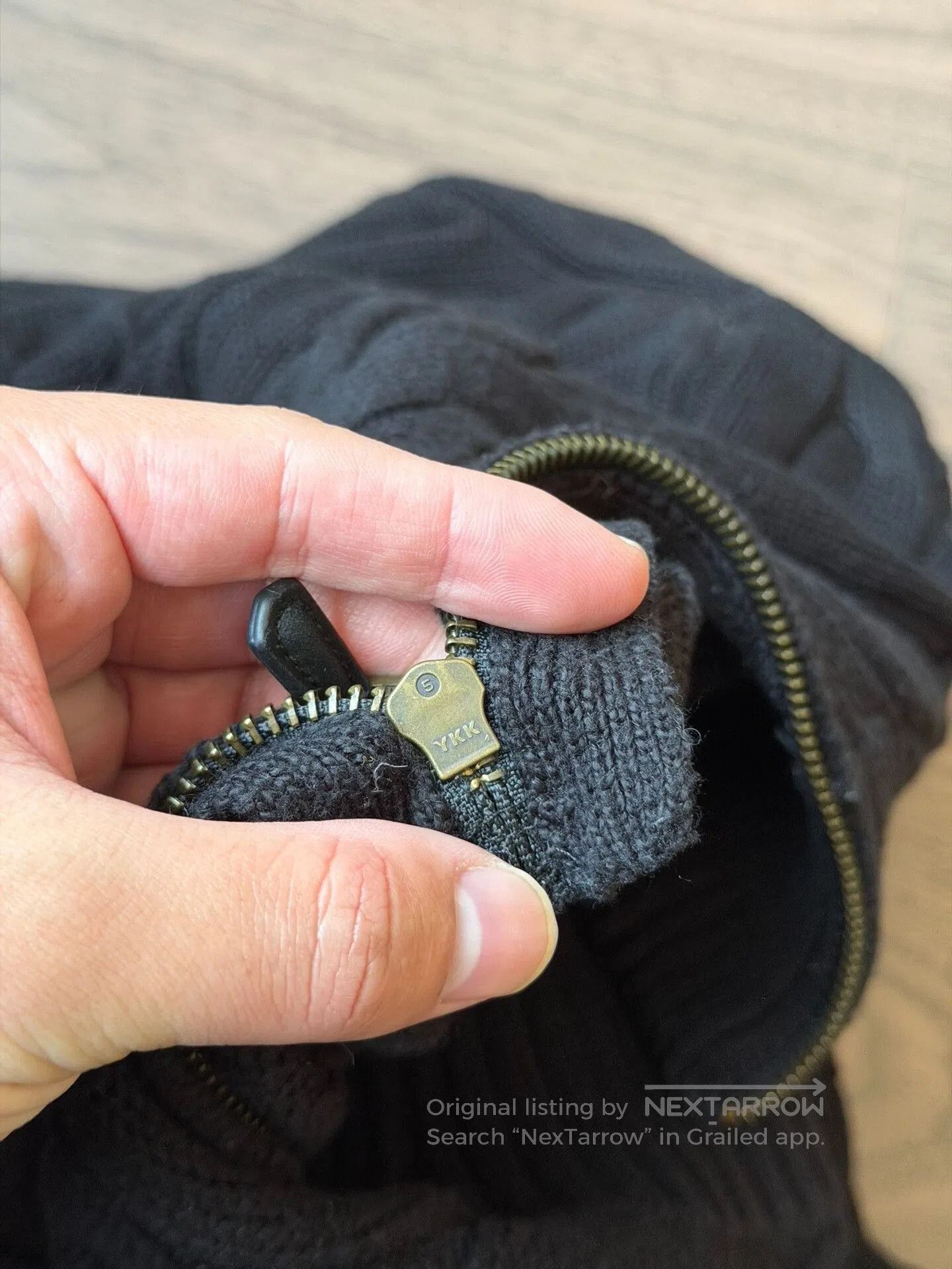 Polo Ralph Lauren Ralph Lauren Black Knit Zip-Up Sweater. Size US XL / EU 56 / 4 - 3 Thumbnail