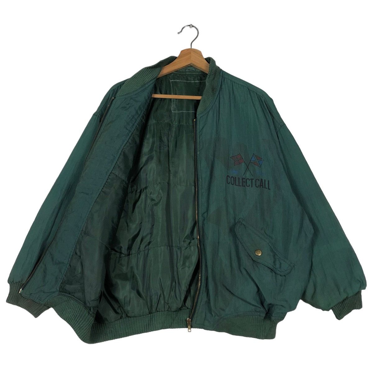 Japanese Brand 🔥Vintage Since 1954 Collect Call Bomber Jacket Big Logo Size US M / EU 48-50 / 2 - 8 Thumbnail