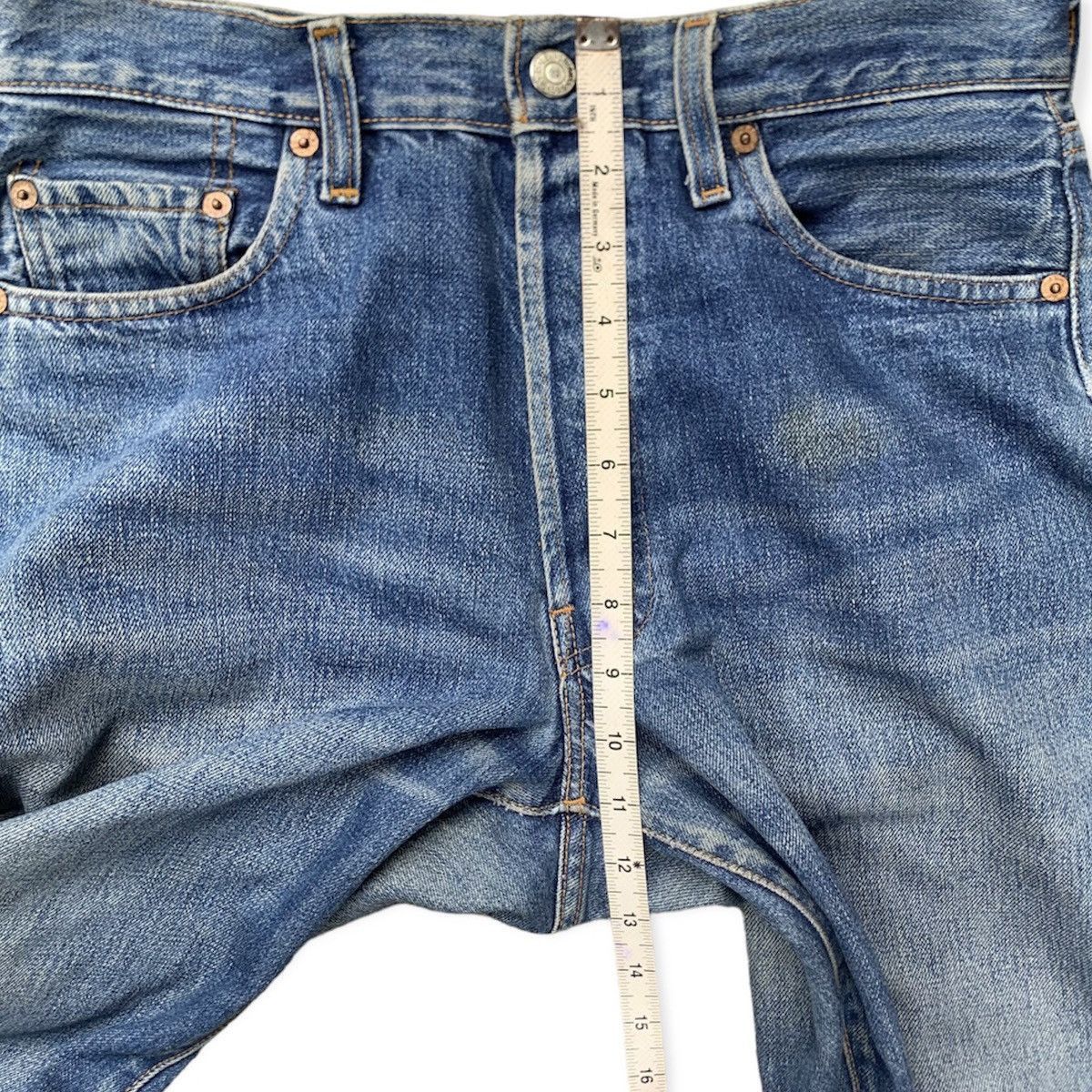 Levi's Vintage 90s Levis 501 Big E Selvedge Redline 555 Denim 31 Size US 31 - 24 Thumbnail