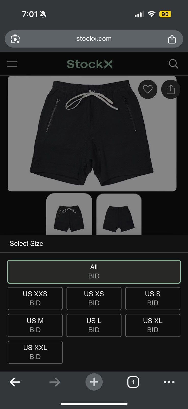 Fear of God 🔥OG Fear of God Essentials Drawstring Shorts Black SZ Small Size US 32 / EU 48 - 12 Thumbnail