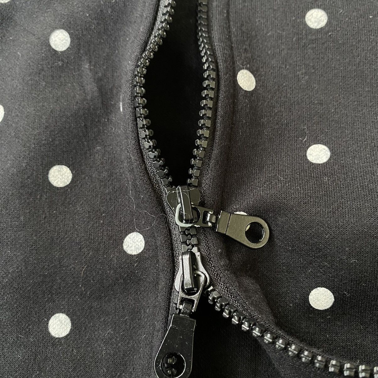 Hysteric Glamour 2000s Chatty Y2K Style Double Zip Polkadot Zip Up Hoodie Size US M / EU 48-50 / 2 - 5 Thumbnail