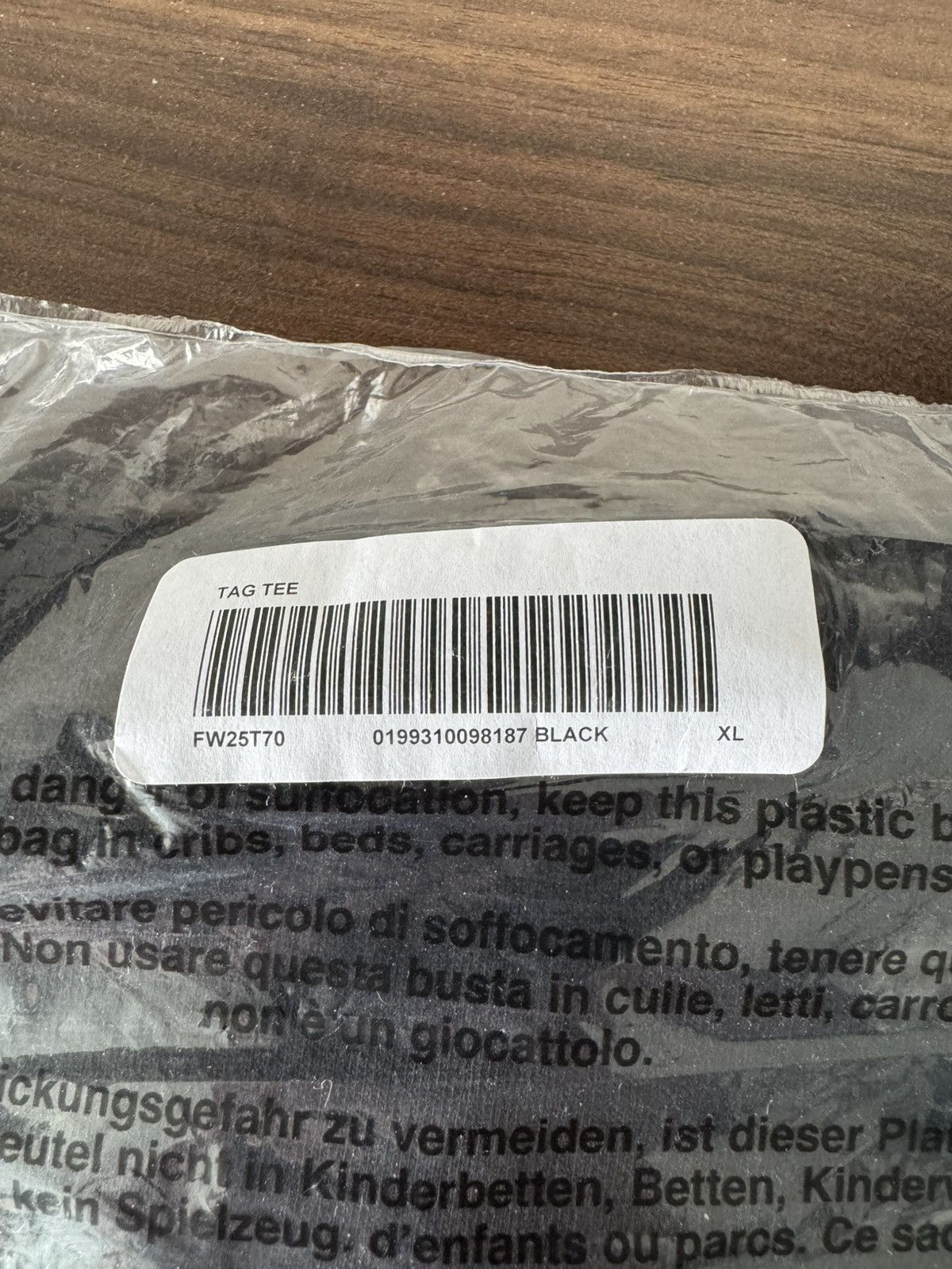 Supreme Supreme Tag Tee Black XL Size US XL / EU 56 / 4 - 4 Thumbnail