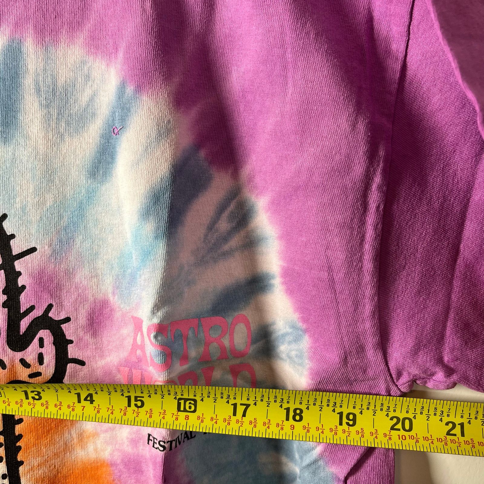 Travis Scott Travis Scott Cactus Pulse Feeling Alive! Tie-Dye Shirt Men L Size US L / EU 52-54 / 3 - 6 Thumbnail