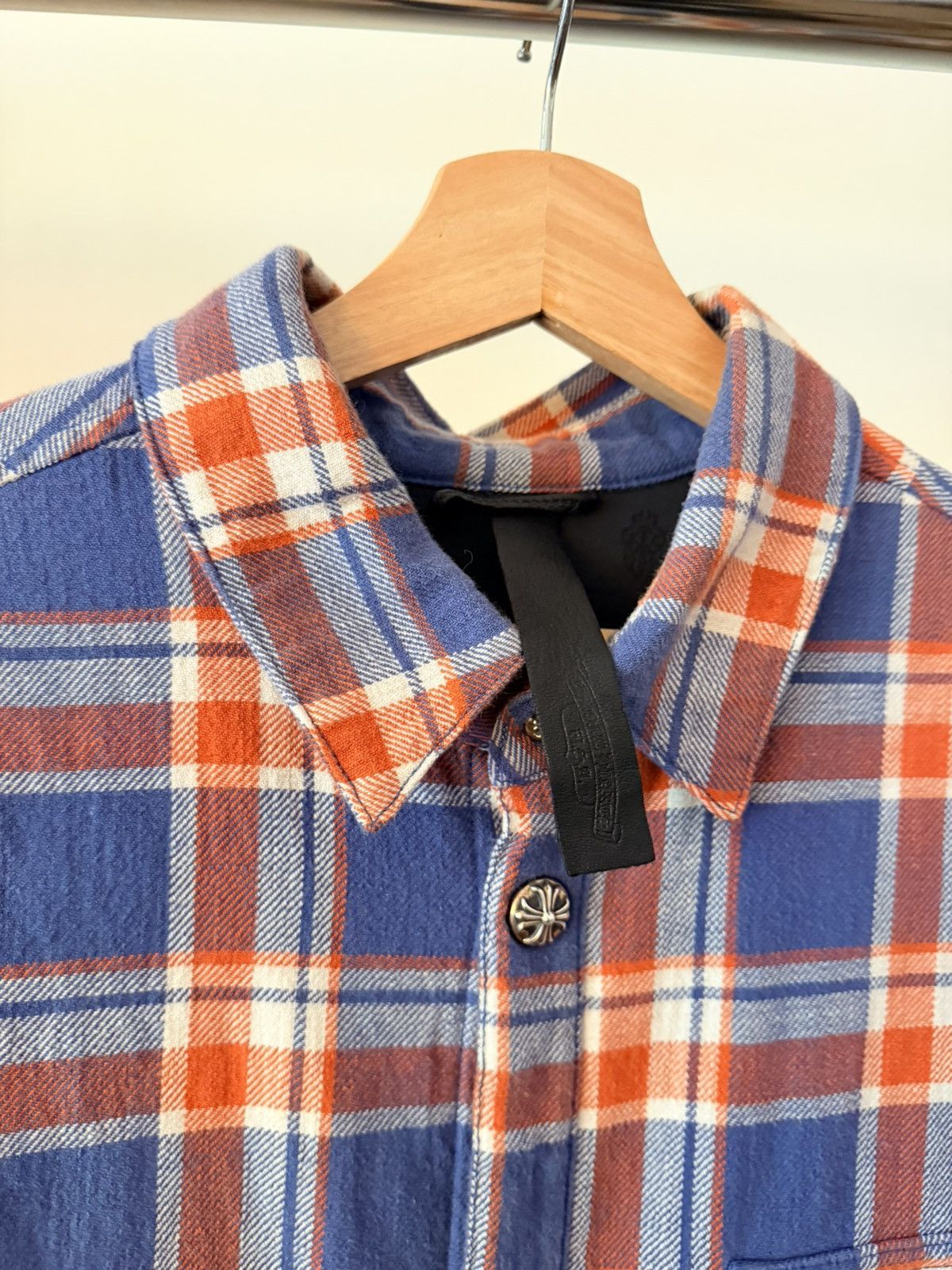 Chrome Hearts Chrome Heart Padded Flannel Button Up XL Size US XL / EU 56 / 4 - 5 Thumbnail