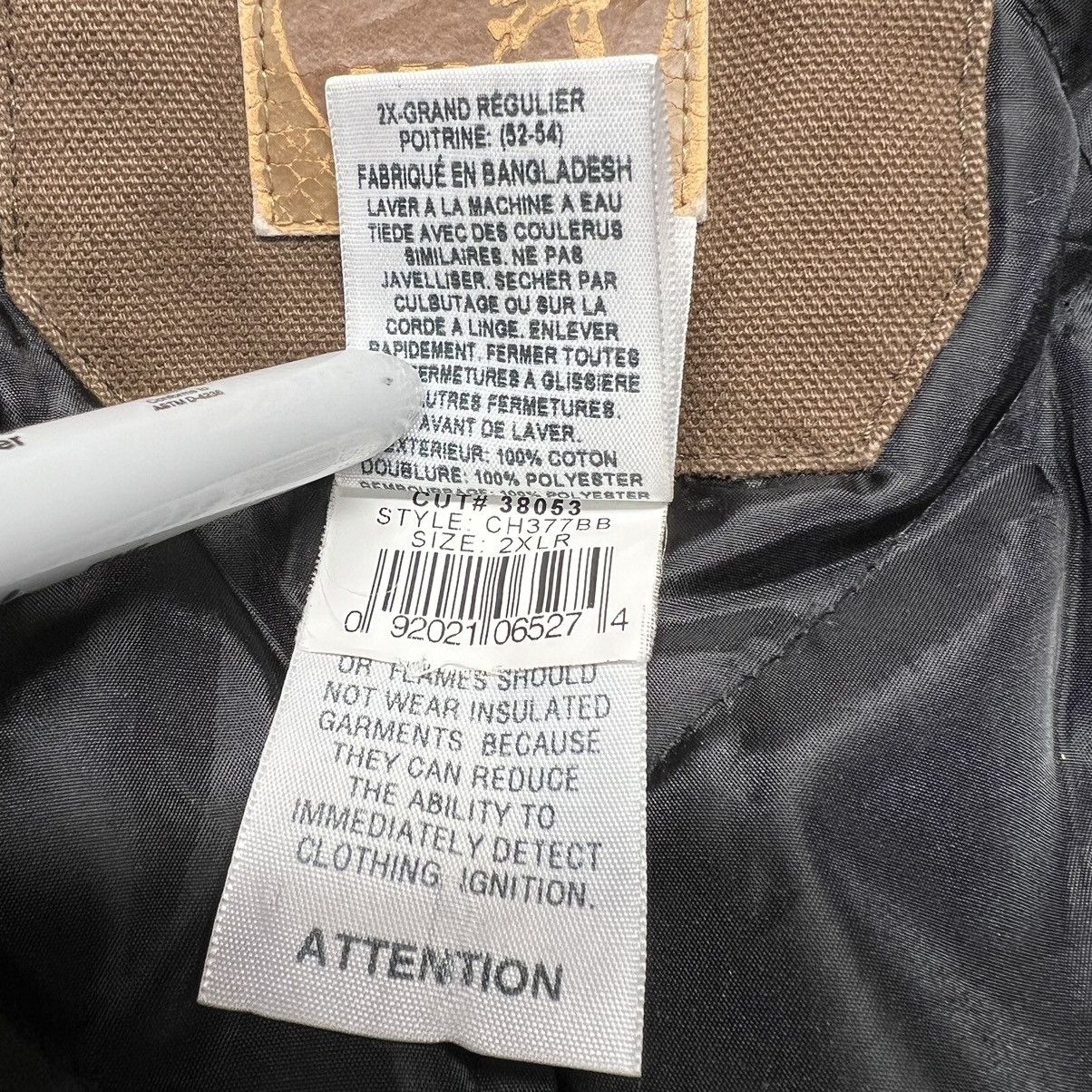 Other Berne Jacket Brown Heartland Washed Chore Coat Lined Canvas Size US XXL / EU 58 / 5 - 9 Thumbnail