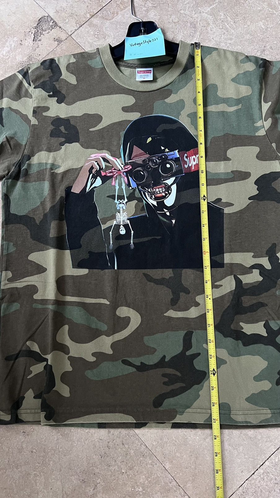 Supreme Supreme Creeper Tee Woodland Camo Size M Size US M / EU 48-50 / 2 - 6 Thumbnail