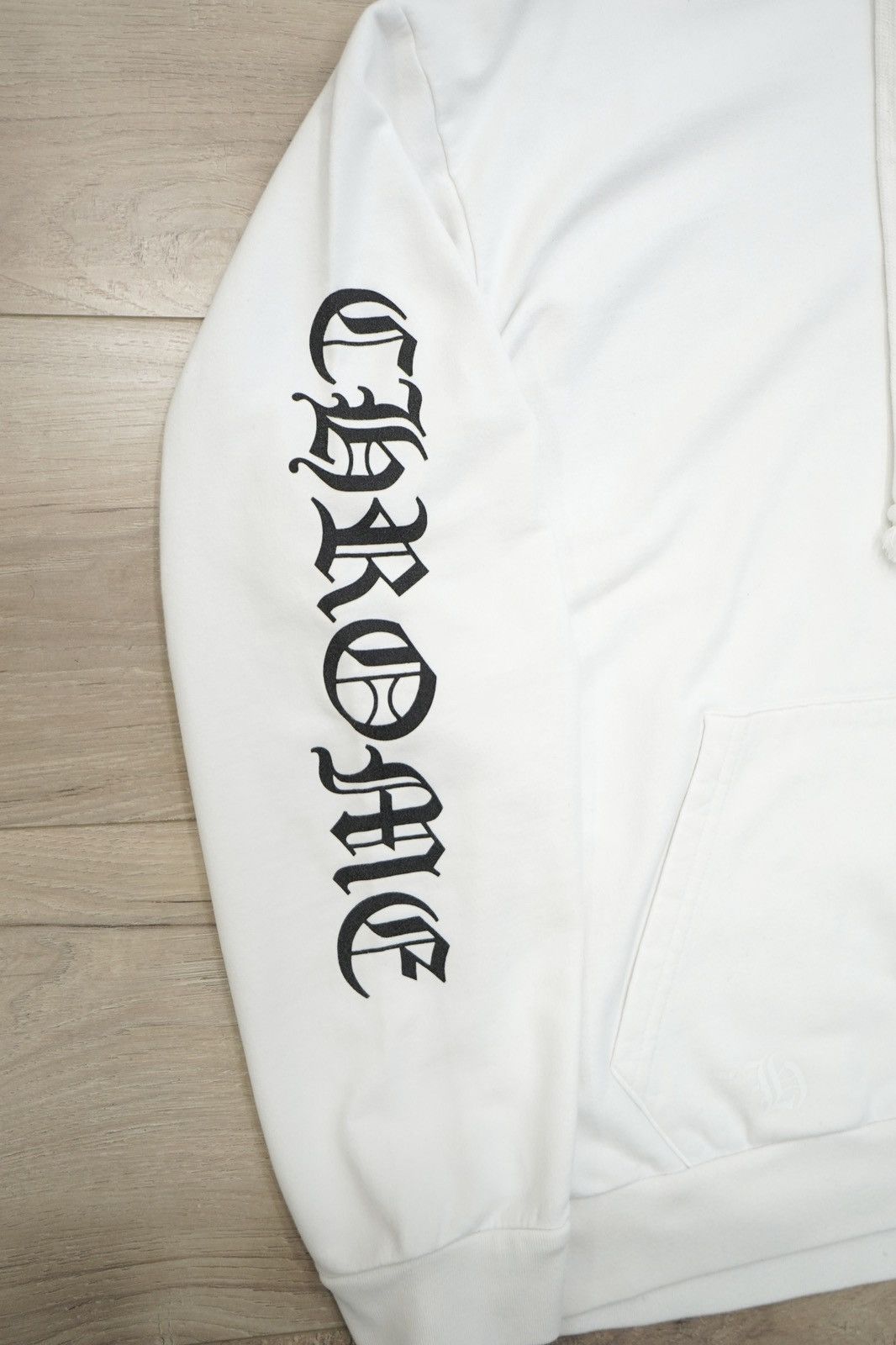 Chrome Hearts Chrome Hearts Vertical Logo White Hoodie Size US XL / EU 56 / 4 - 4 Thumbnail
