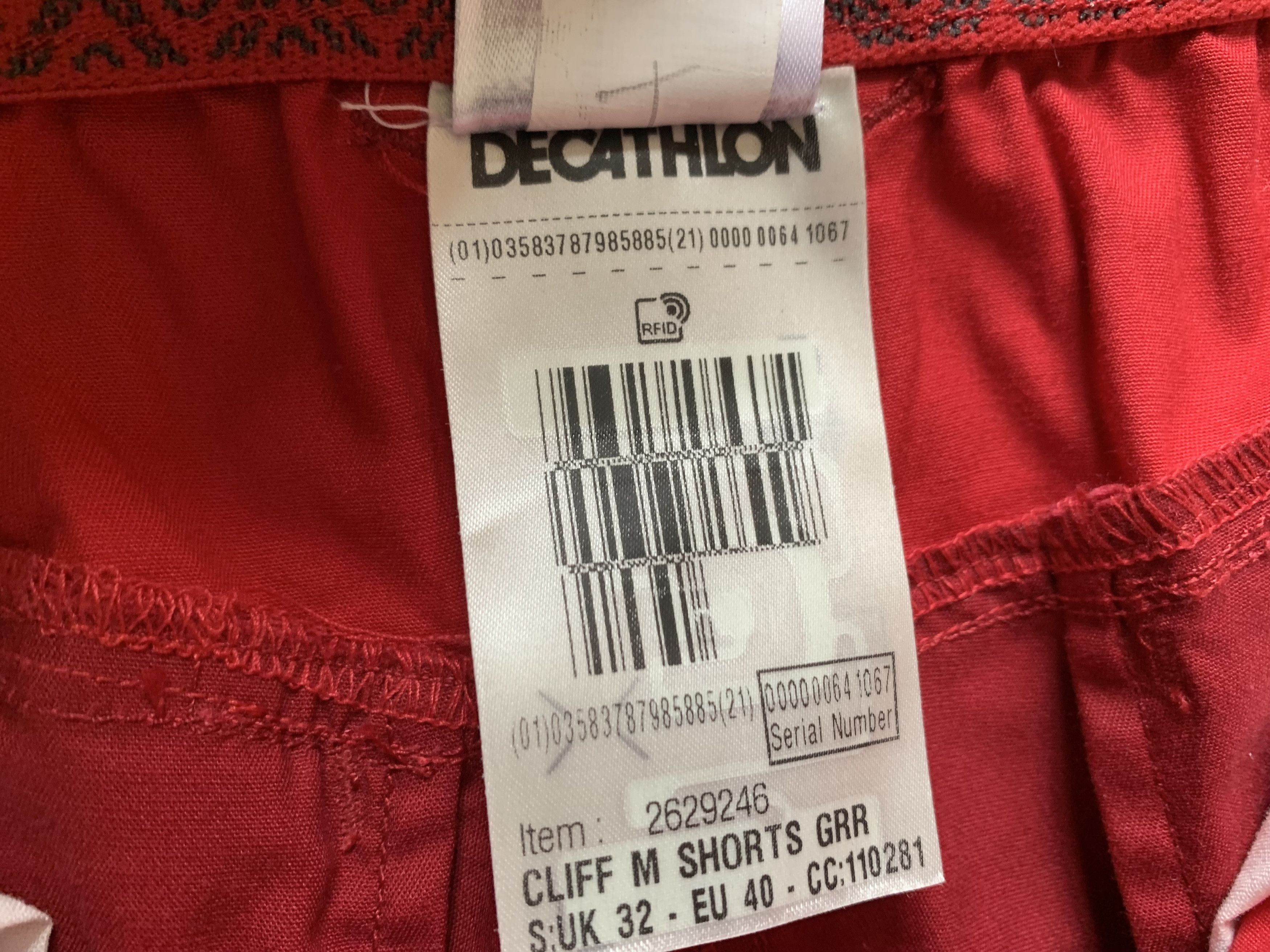 Other Decathlon Simond Red Trekking Hikking Shorts Size US 32 / EU 48 - 10 Thumbnail